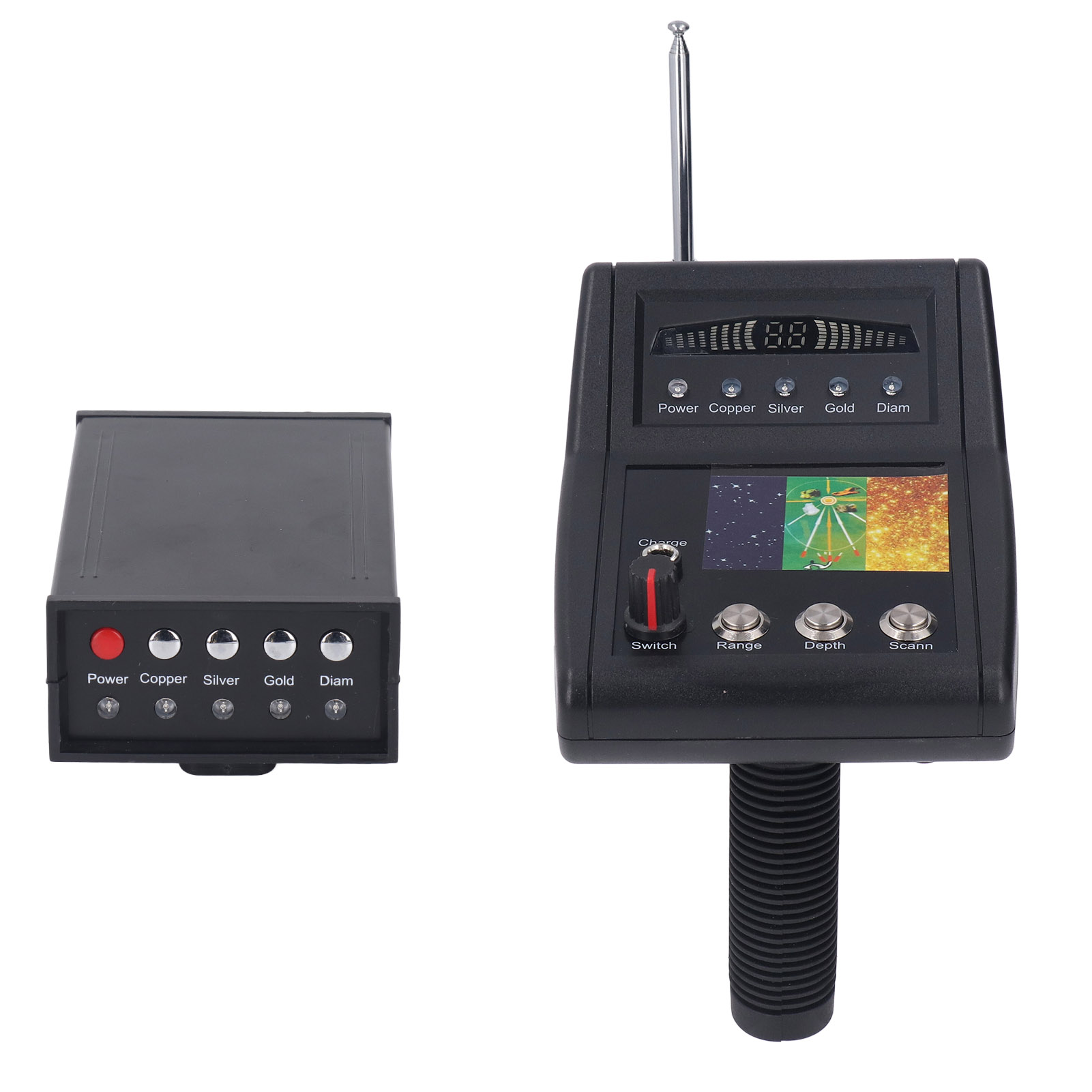 Handmetalldetektor, Untergrund-goldfinder, Pinpointer, Ac100–240v, Für Den Außenbereich, Eu-stecker