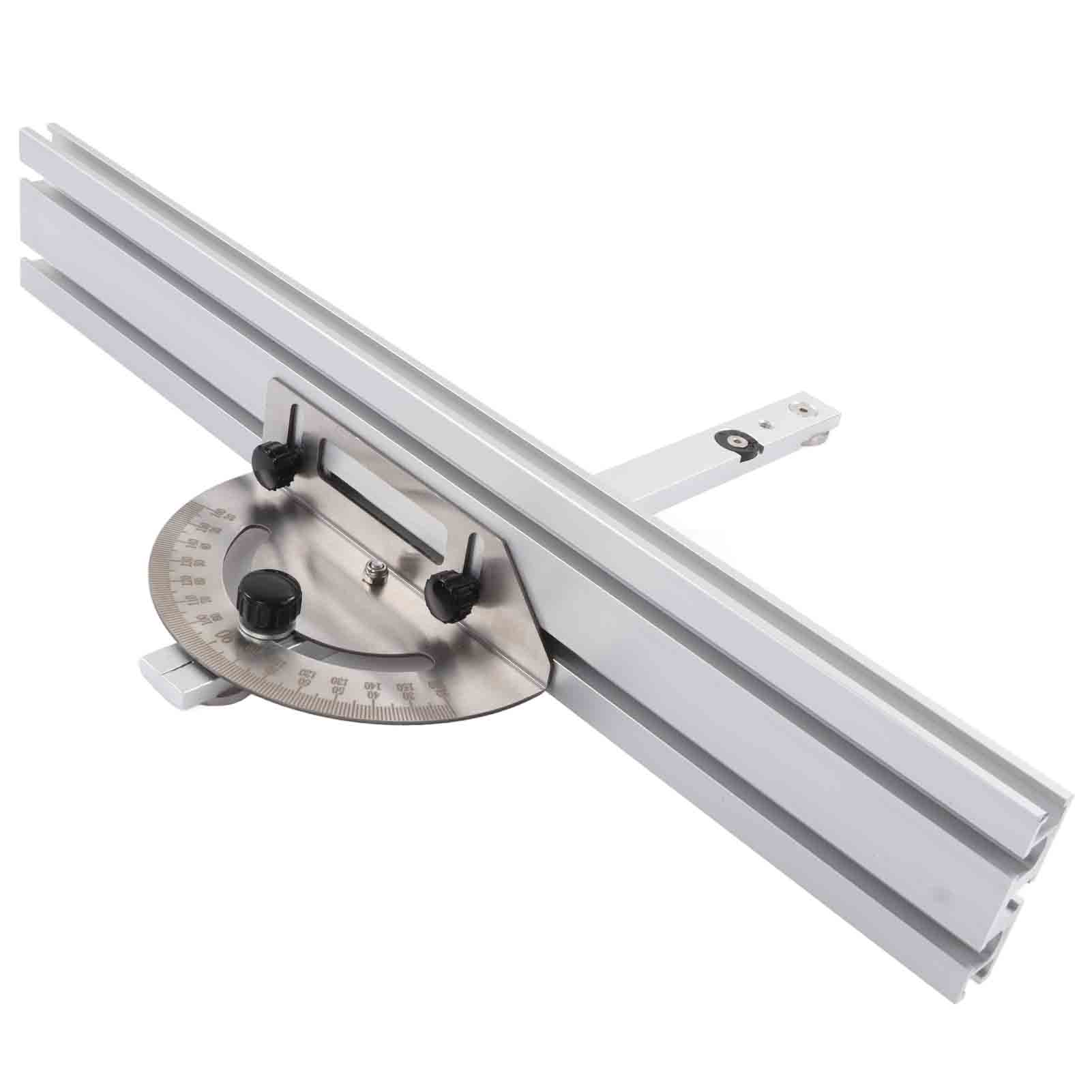 Tischkreissägen-gehrungslehrensystem, Hohe Gehrungsgenauigkeit, Verriegelungsmechanismus, Präzisions-gehrungslehre Und Anschlag Aus Aluminiumlegierung