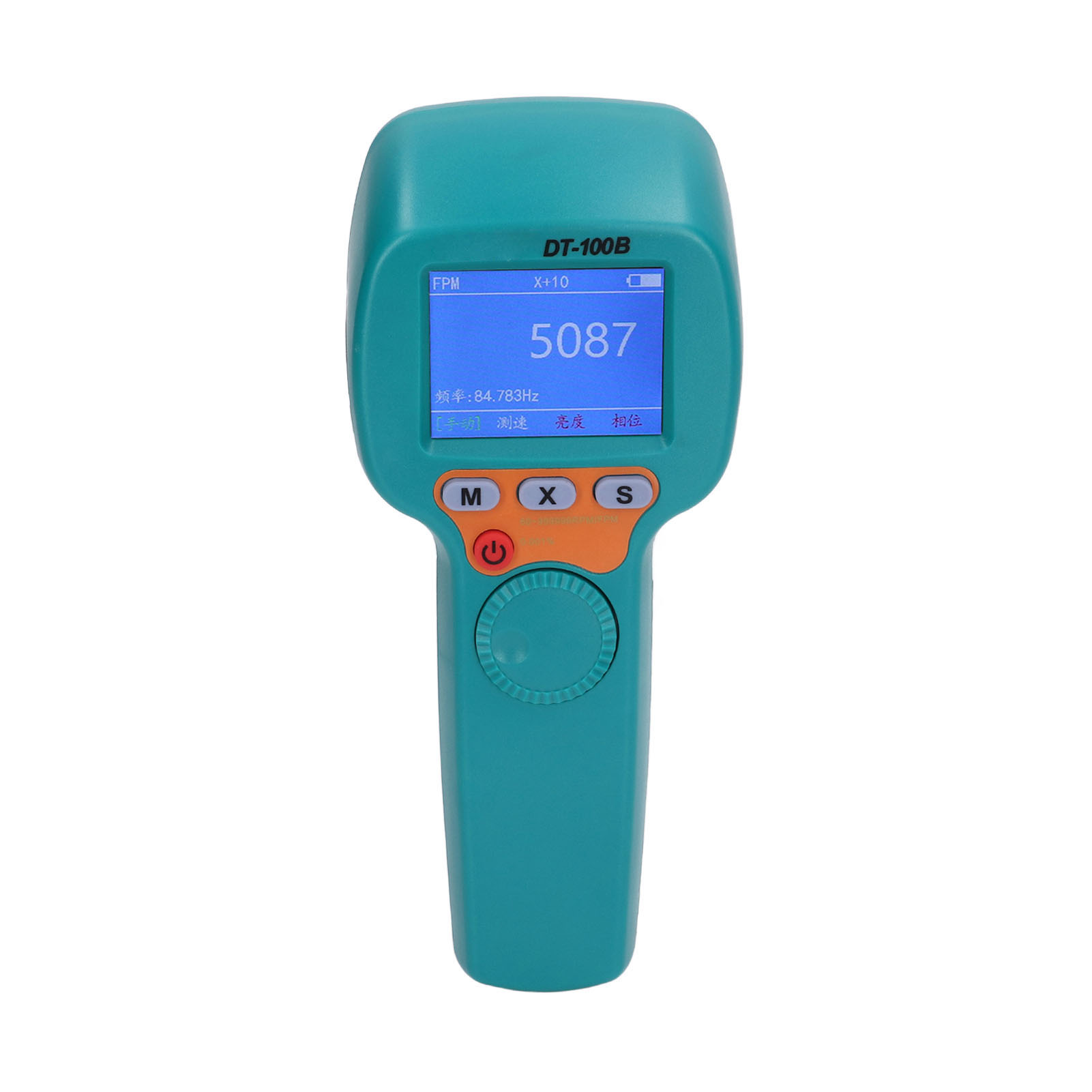 Handstroboskop Dt100b, Wiederaufladbar, Led-blitzlicht, Drehzahlmesser 1500lx (60 Bis 999999 U/min), 7,4 V