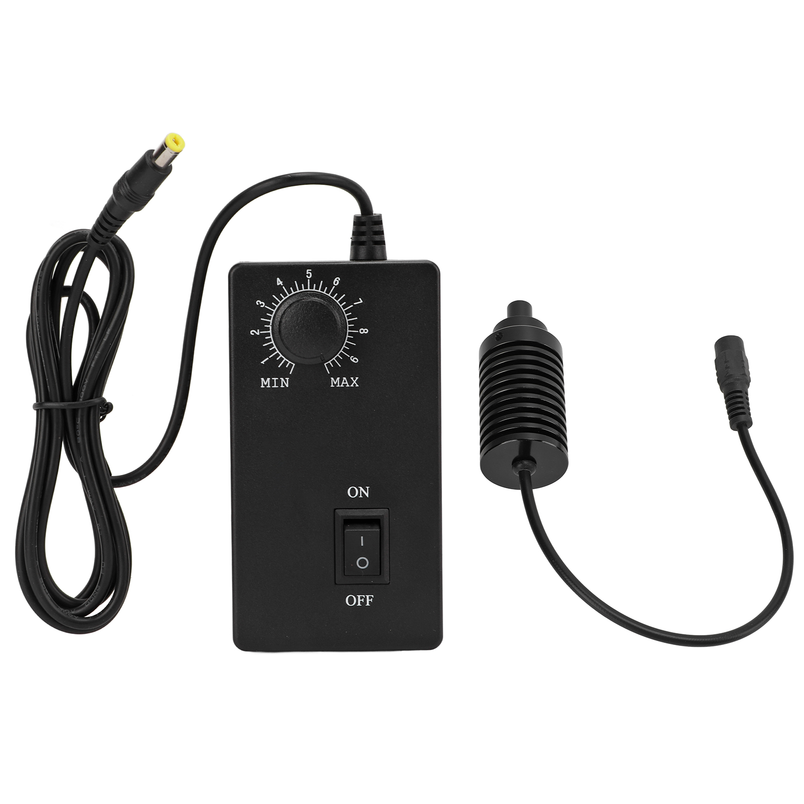 Koaxiale Led-mikroskopleuchte Mit Hoher Helligkeit, Verschleißfest, Wärmeableitender Optik, Ac 100–240 V, Φ 9 Mm, Eu-stecker, Weiß