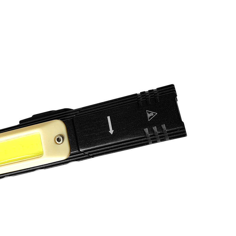 Faltbare Taschenlampe Mit Hoher Helligkeit, Wiederaufladbar, Multifunktional, Aus Aluminiumlegierung, Magnetischer Kopf, Kleines Modell
