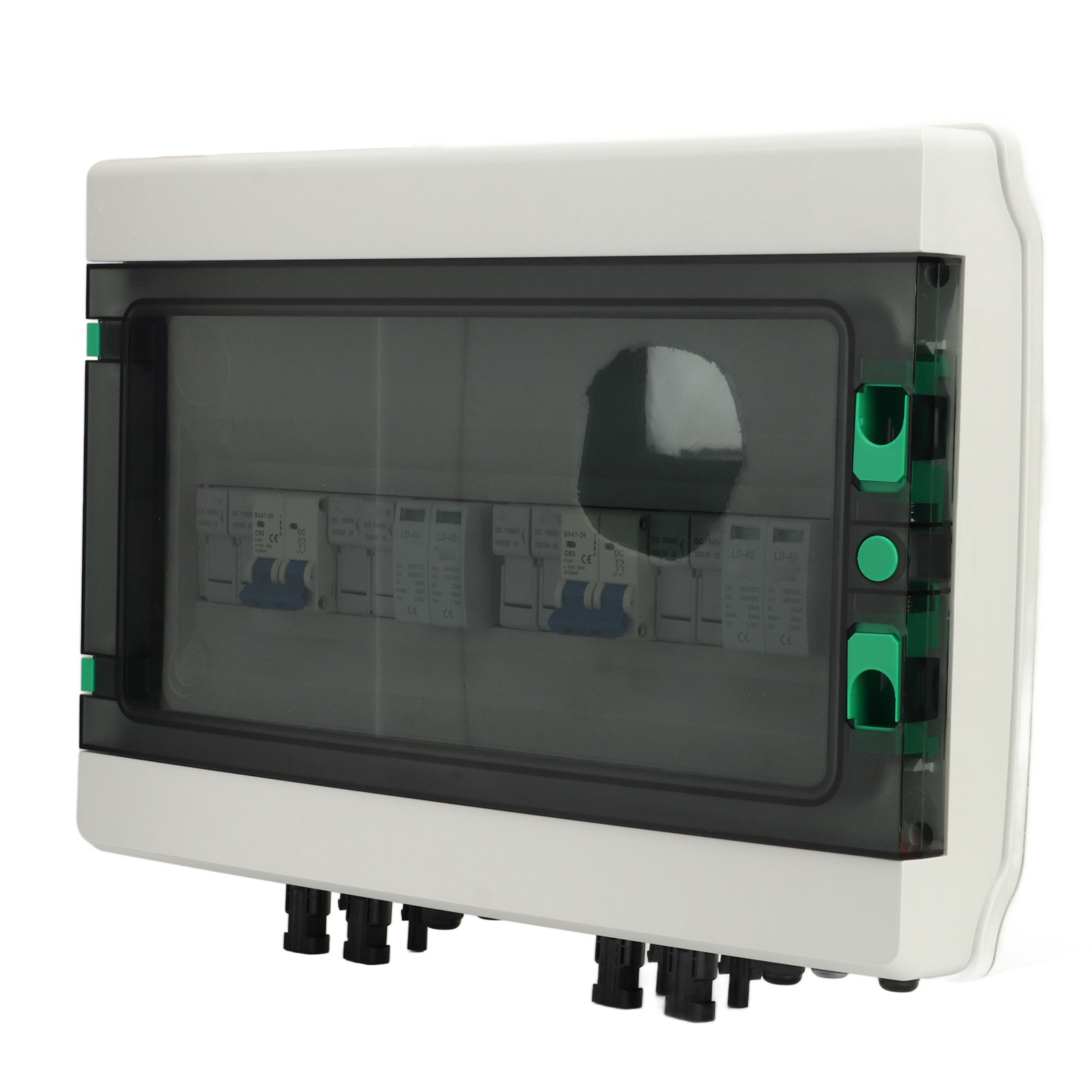 4-in-2-out-pv-solar-combinerbox Dc1000v Ip65 Wandmontierte Photovoltaik-combinerbox