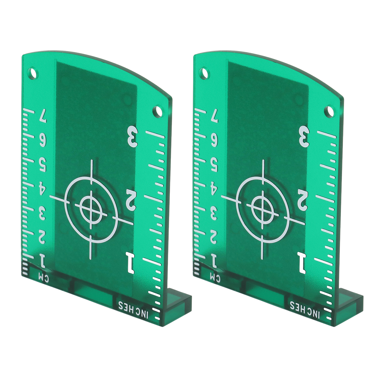 2 Stück Laserzielplatte Abs Magnetische Bodenlaserzielkarte Wasserwaage Als Ersatz
