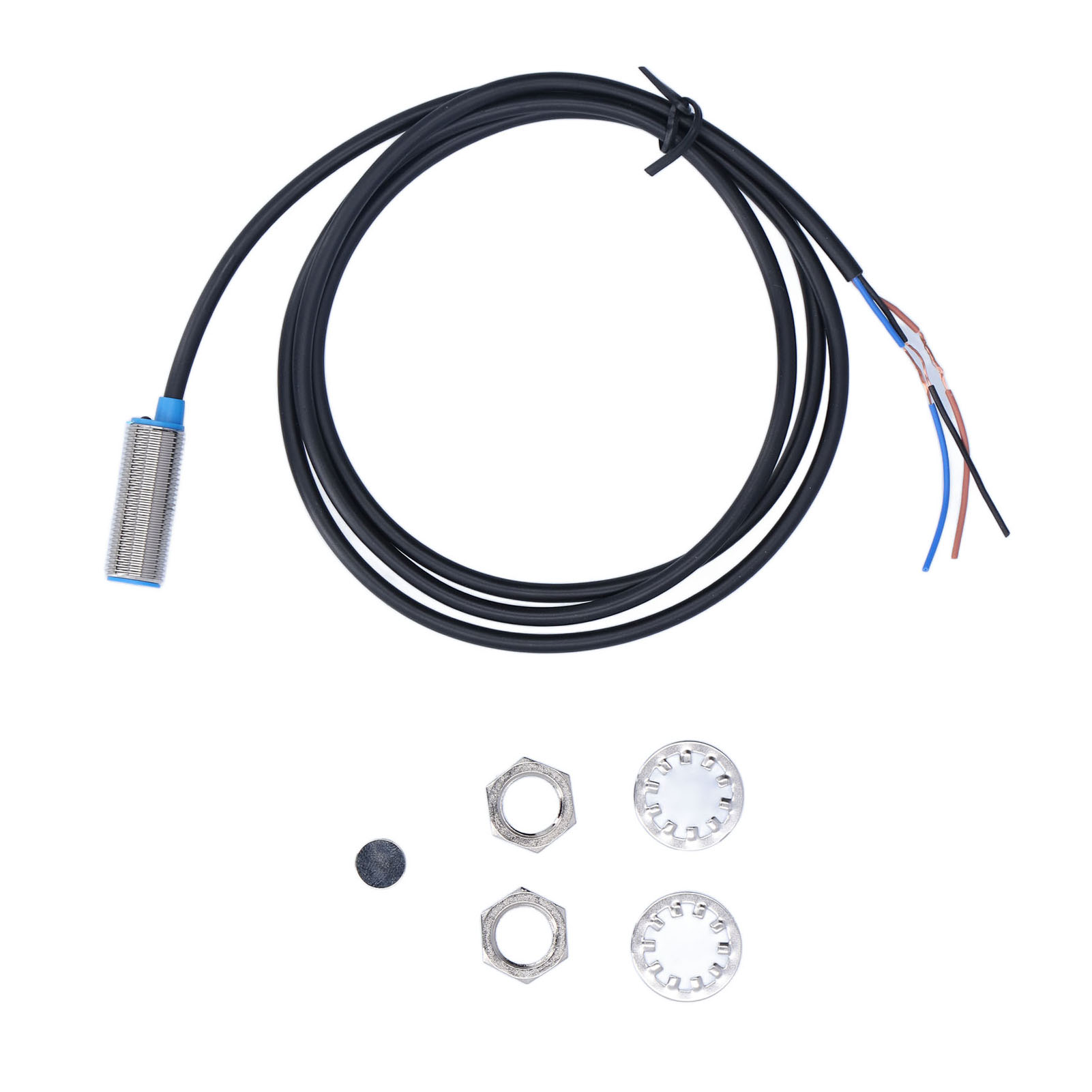 10er-set Induktiver Näherungsschalter, Magnetischer Hall-detektor-sensor M12 Npn Nc Dc5–30v Njk-5002d