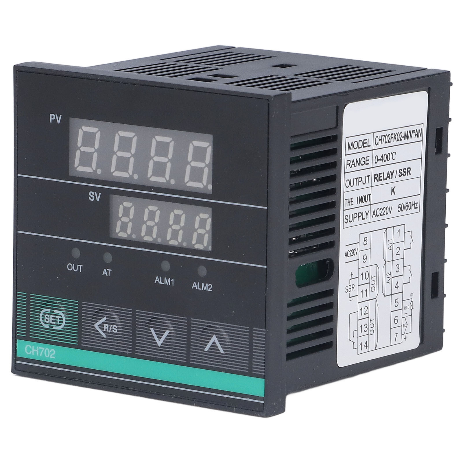 Intelligenter Digitaler Pid-temperaturregler, Thermostat Typ K, Ch702fk02‑mvxan, Ac220v