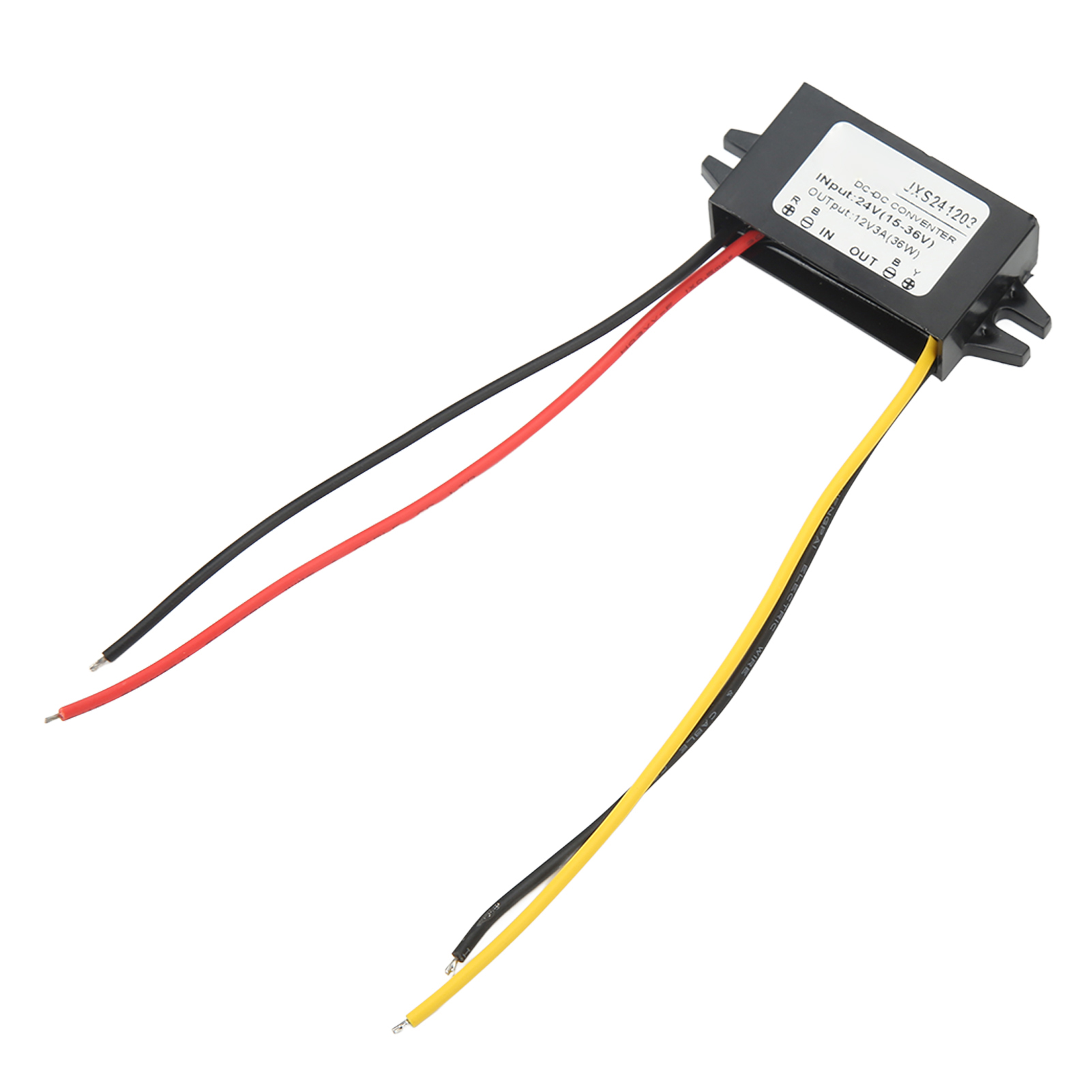 Dc-abwärtswandlermodul, Ultradünnes, Wasserdichtes Pp-gehäuse, Hoher Wirkungsgrad, Abwärtsspannungswandlermodul 24 V Auf 12 V