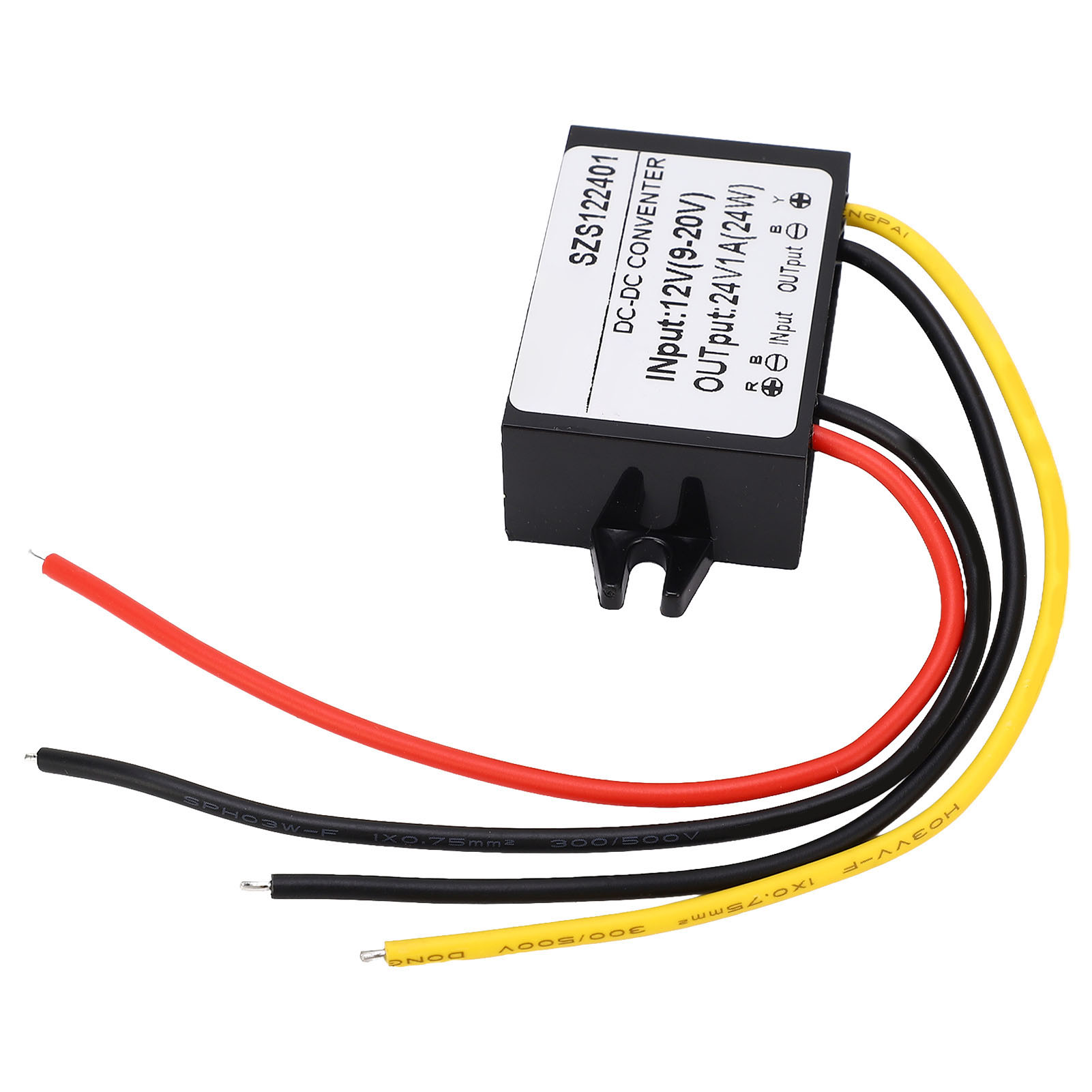 Aufwärtswandler-modul, Hoher Wirkungsgrad, Ip67 Wasserdicht, Dc-boost-wandler, 9–20 V Eingang, 24 V, 1 A, 24 W Ausgang