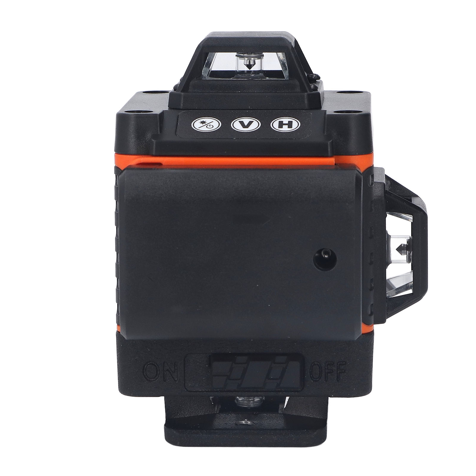 Orangefarbener 4d-linienlaser Mit 16 Linien, Grünem Strahl, 4x360°, Schutzart Ip54, Hohe Genauigkeit, Selbstnivellierend, 100–240 V, Eu-stecker