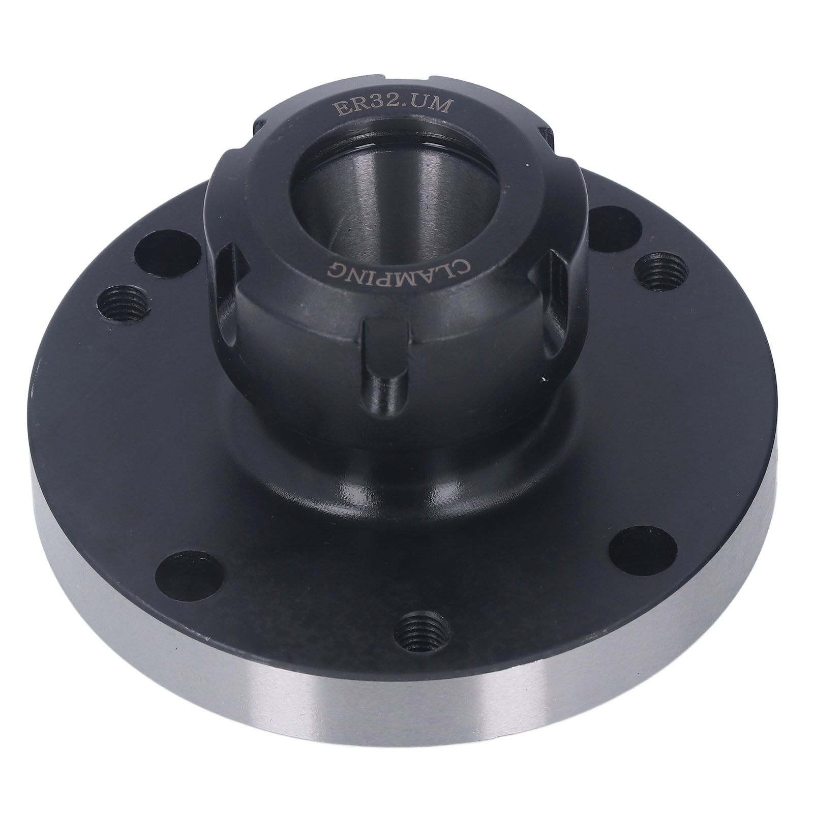 Spannzangenfutter Mit Runder Basis, 7 Befestigungslöcher, 100 Mm Durchmesser, Kohlenstoffstahl Für Cnc-fräs- Und Drehmaschinen