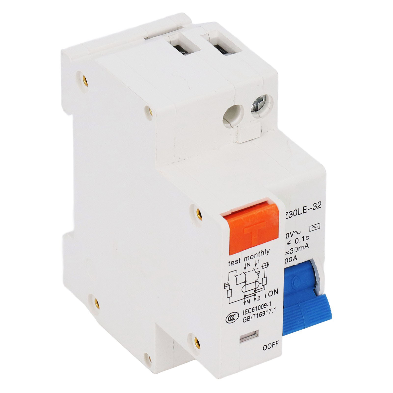 Leitungsschutzschalter 1p+n Photovoltaik Pv Dc 230v 4500a Abschaltvermögen Für Hausstrom C63 63a