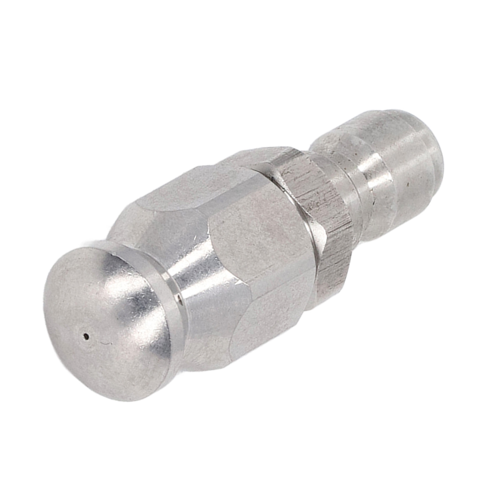 Hochdruckreinigerdüse 5000psi Edelstahl 1/4 Zoll Npt Schnellanschluss Für Reinigung Rundkopf 1 Vorderes Loch 3 Hintere Löcher