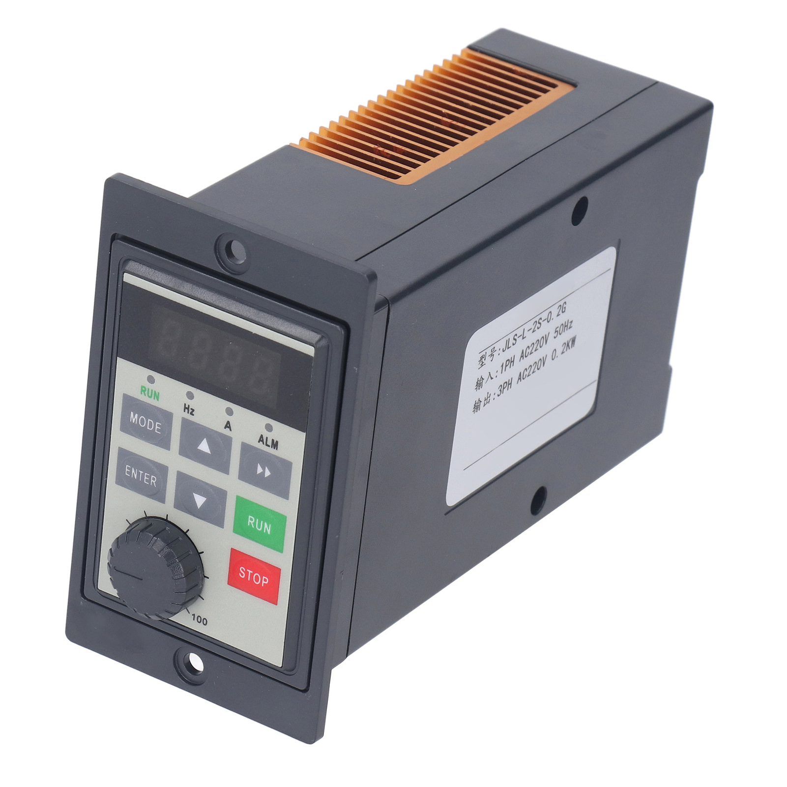 Mini-frequenzumrichter Mit Variabler Drehzahl, 0,2 Kw, 1-phasiger Eingang, 3-phasiger Ausgang, 220 V