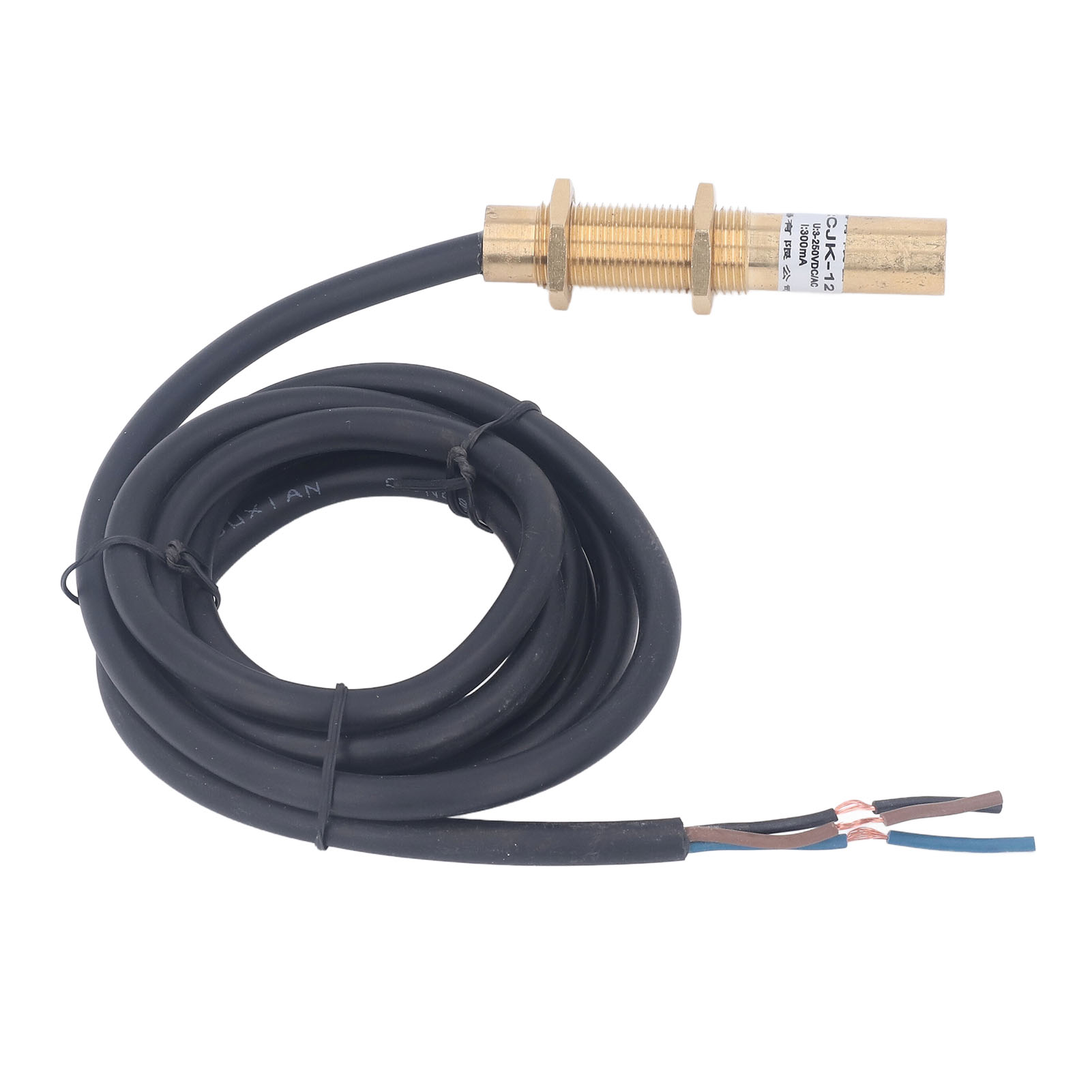 Näherungsschalter M18x68, 3-adrig, Normalerweise Offen, Induktiver Näherungssensor, 3–250 V Dc/ac