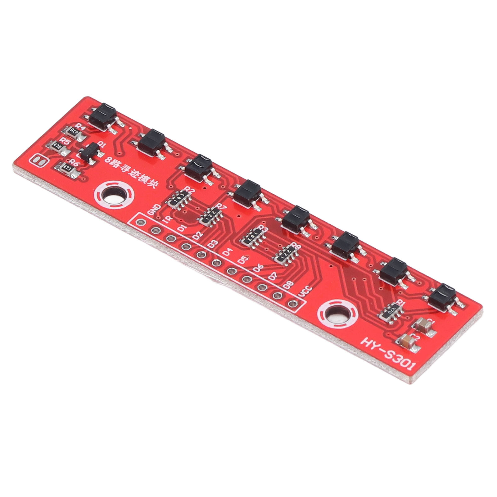 Tracking-modul 8-kanal-infrarot-erkennungssensor-leiterplatte 8-bit-detektor-suchplatine