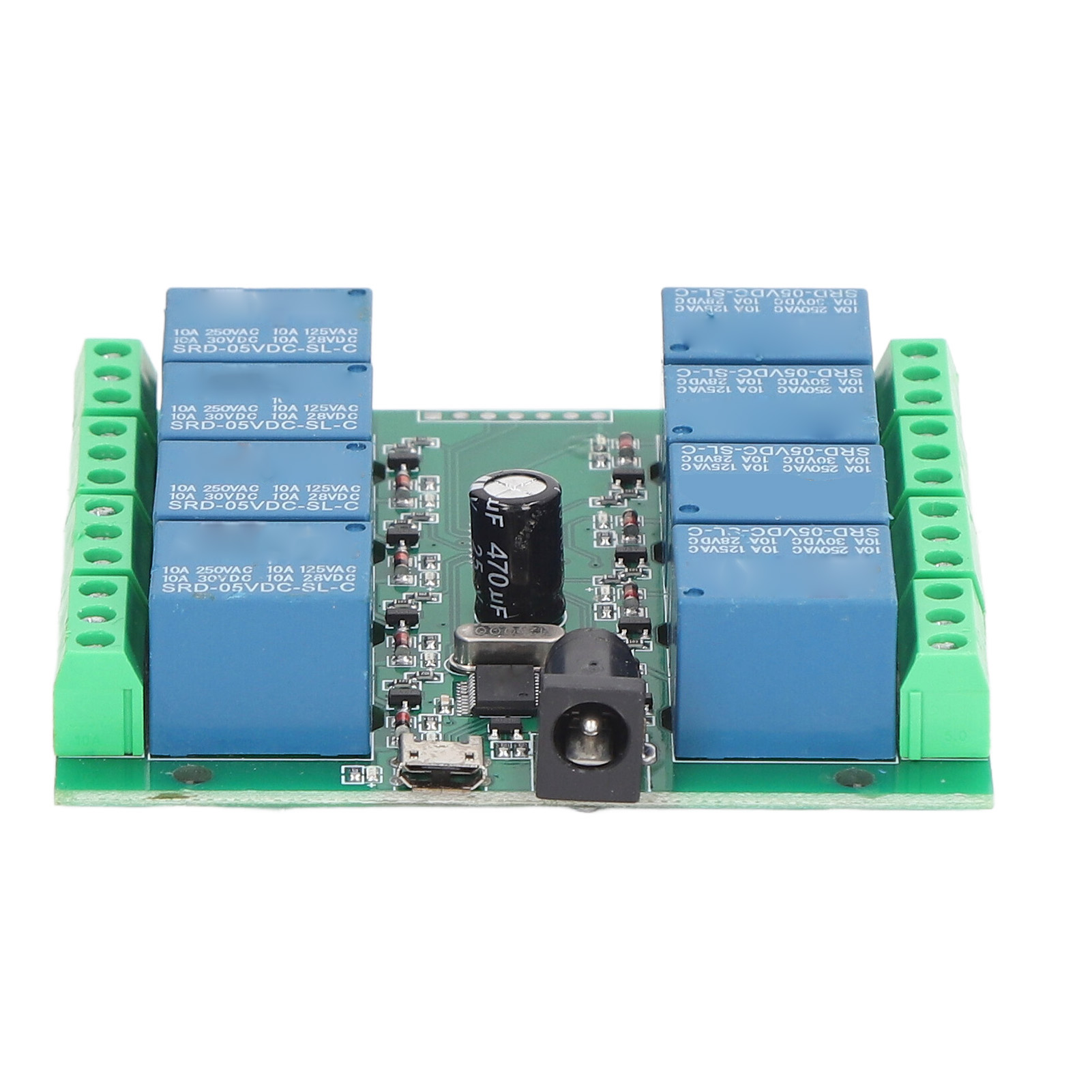 8-kanal-relaismodul Mit Überstromschutz, Abs-basierter Intelligenter Steuerung, Usb-relais-schaltmodul Für Mechatronik, Dc 5 V