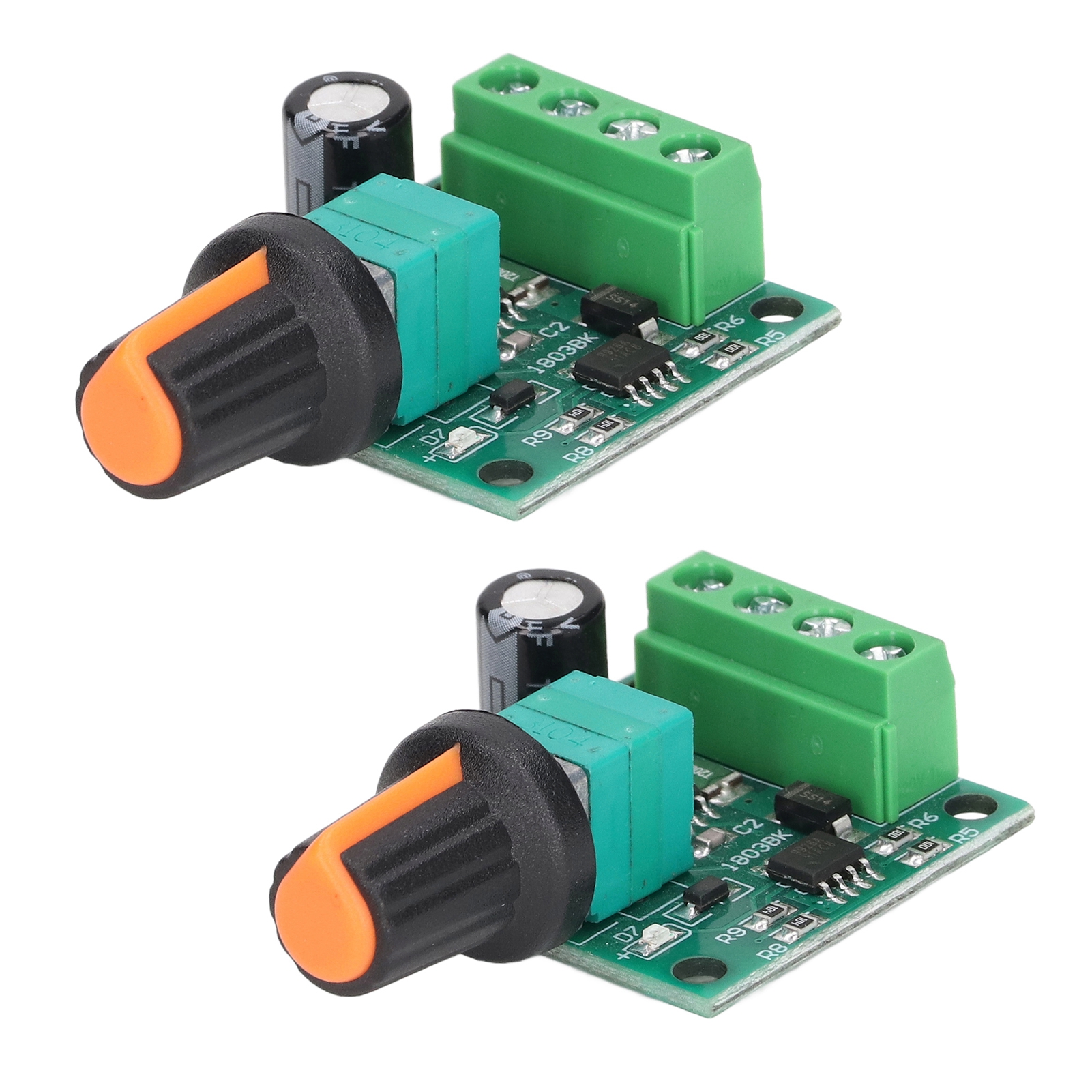 2 Sätze Motordrehzahlregler Pwm-steuerschalter Regler Dc 1,8v–12v Für Lüfterpumpe