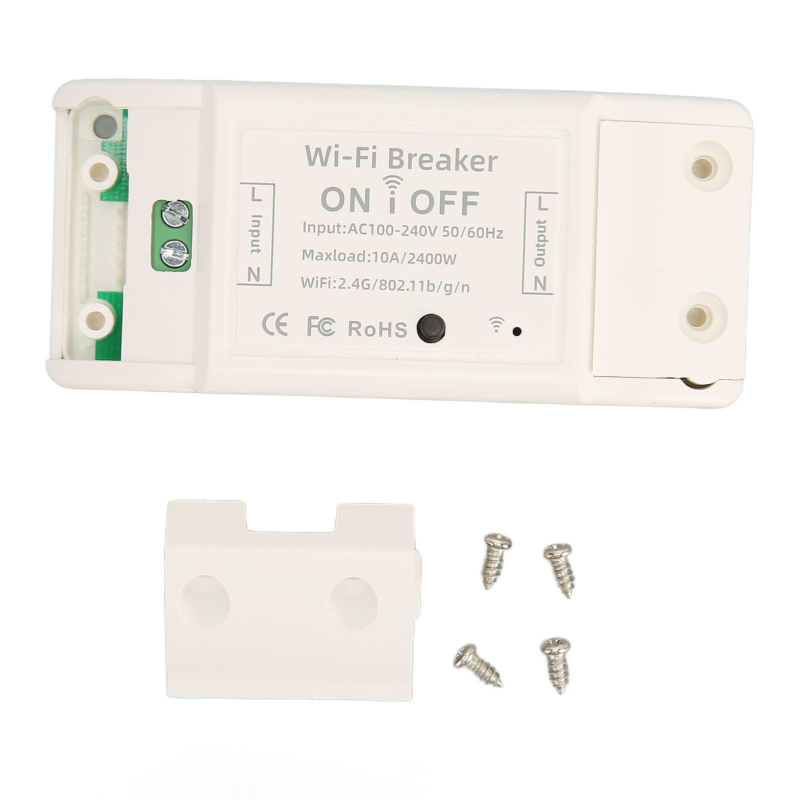 Intelligenter Wlan-schalter Mit Freisprechfunktion Und Sprachsteuerung Für Haushaltsgeräte (100–240 V Wechselstrom)