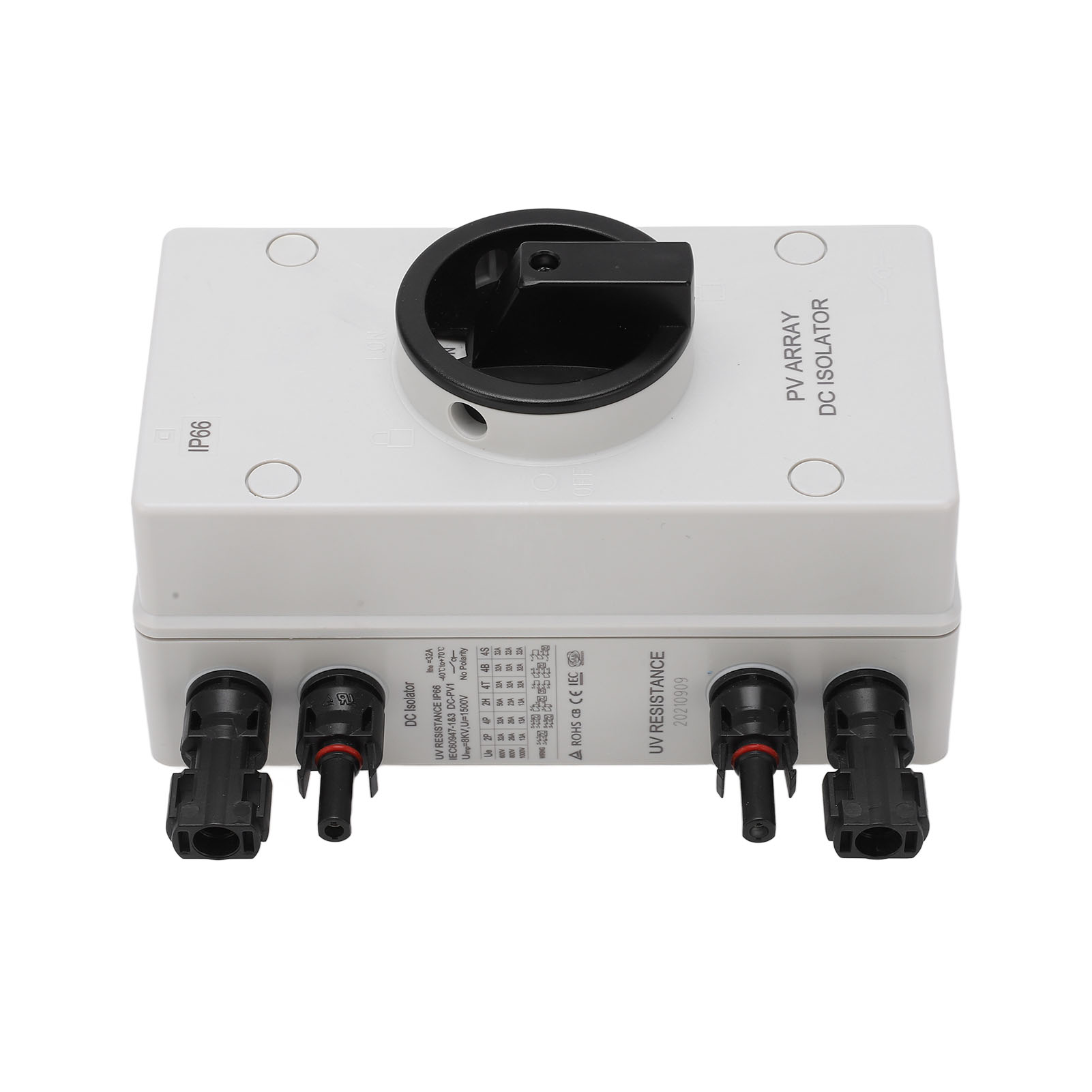 Solar-trennschalter Pv-isolator Ip66 Wasserdicht Dc 1000v 32a Für Stromversorgungssysteme