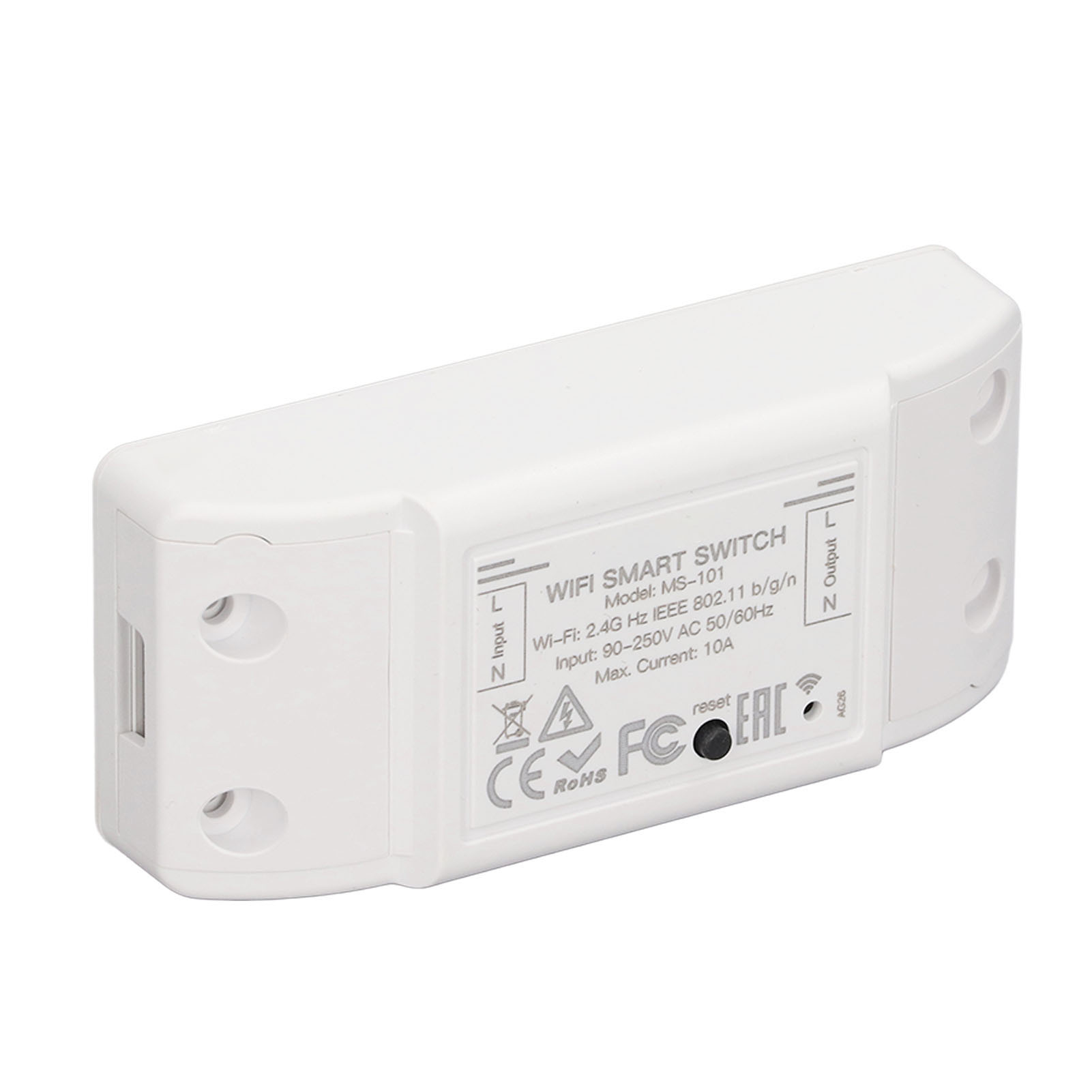 Wlan-schaltmodul Mit Sprachsteuerung, Timer-funktion Und Ein-/ausschaltsteuerung Für Smart-geräte (tuya-app), 220 W, 10 A, 90–250 V