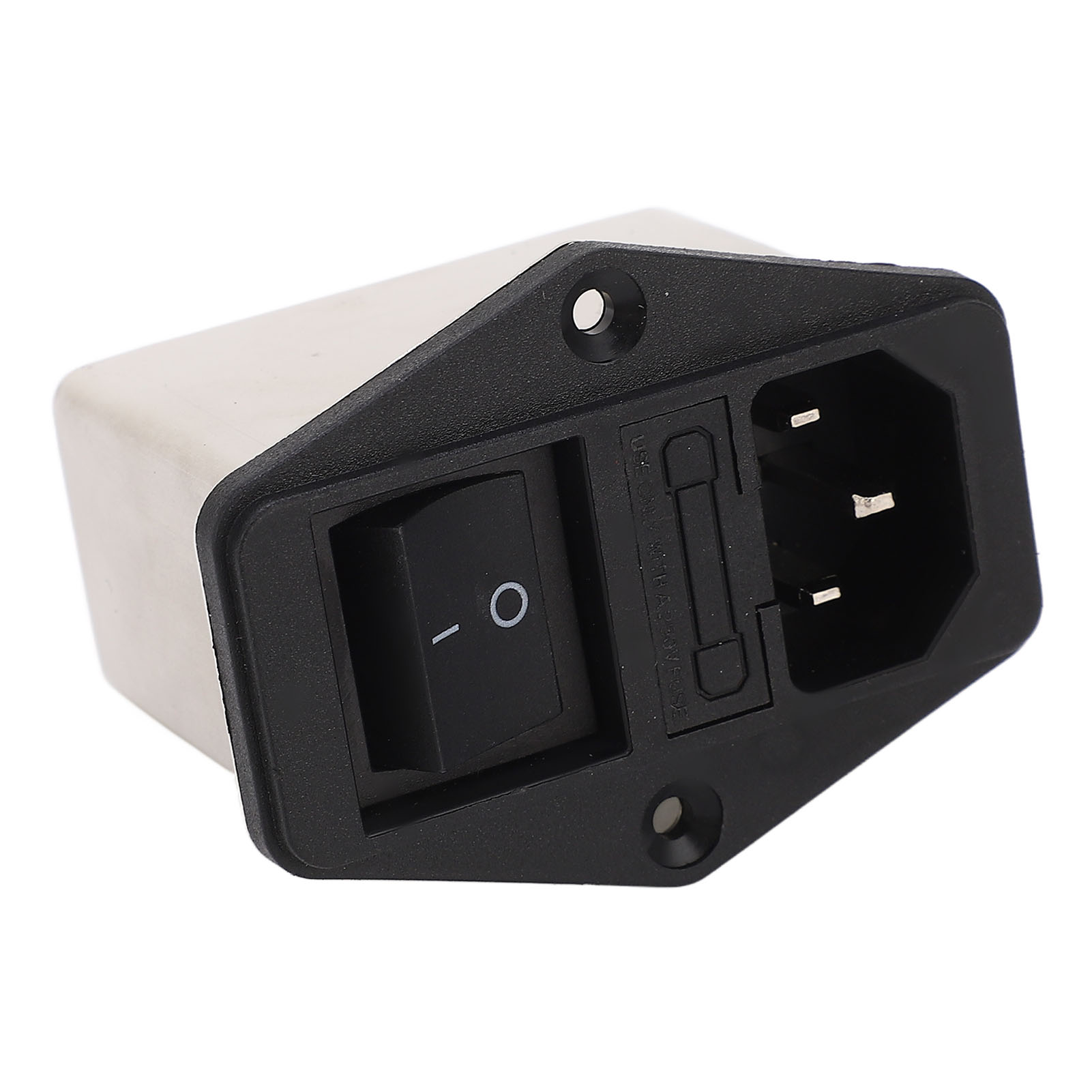 Wippschalter-netzsteckdose Ac 115v 250v Iec-eingangsmodulstecker Mit Sicherung Für Geräte