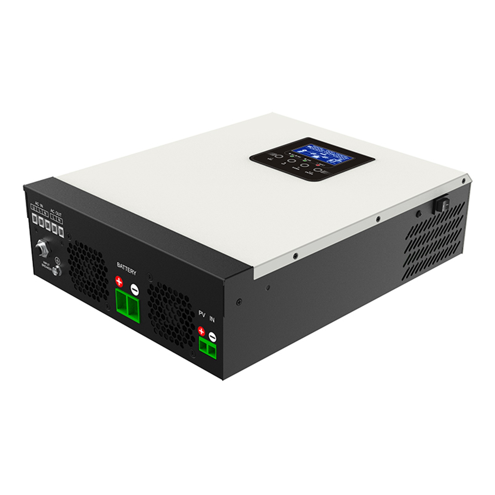 Solar-wechselrichter Mppt, Reiner Sinuswellen-inselwechselrichter Für Netzunabhängige Solaranlagen, 2400 W, 230 V Ac, Für Zuhause Und Büro