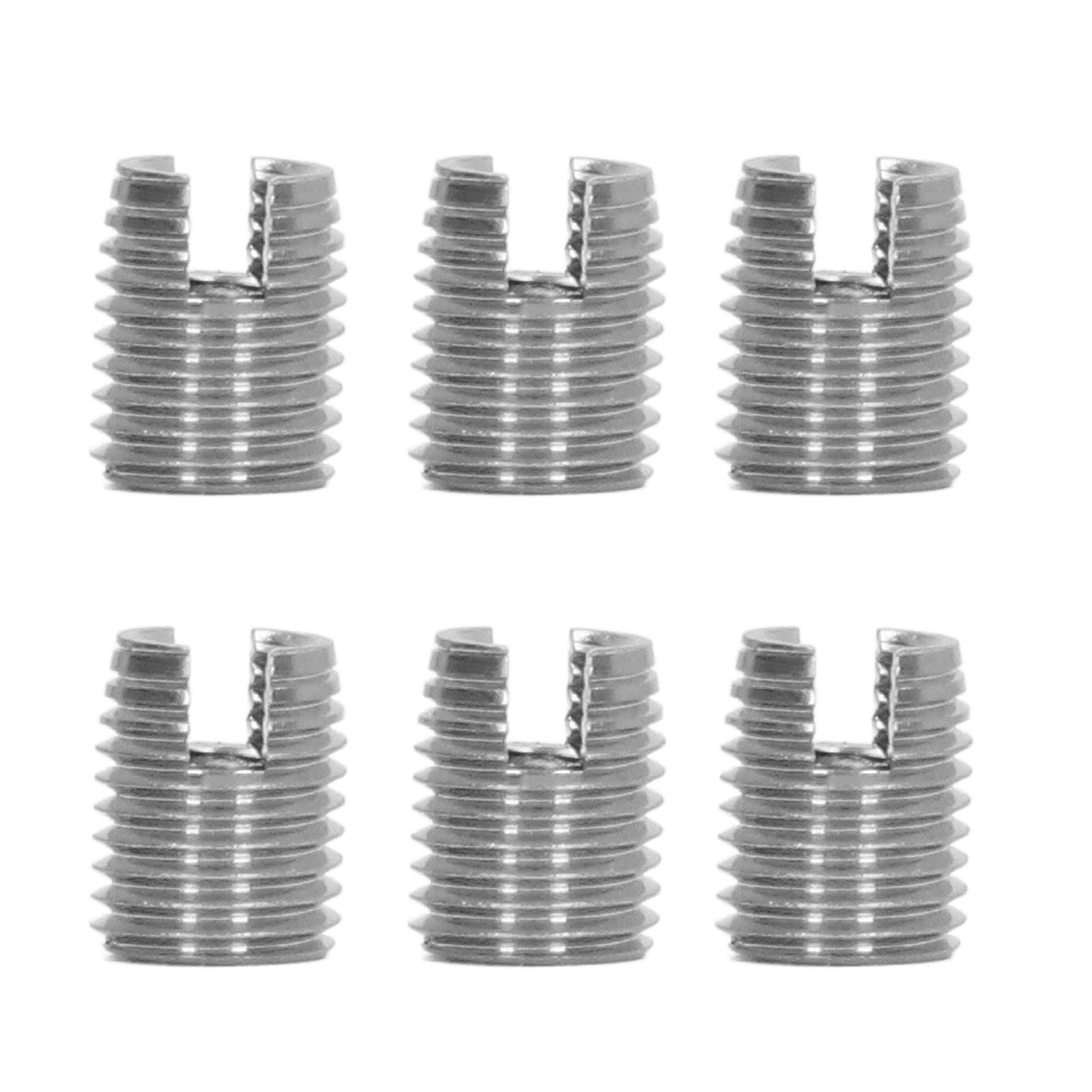 20 Stück Selbstschneidende Gewindeeinsätze, M4x0,7 Außengewinde, M6,5x0,75 Innengewinde, 8 Mm Länge