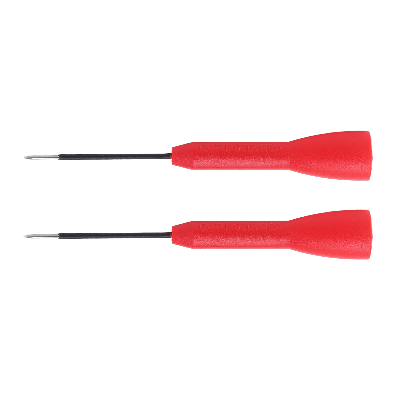 2 Stück Prüfspitzen Mit Isolationsschutz, Einfache Bedienung, 1 Mm Multimeter-nadel-durchstoßspitze, 600 V, 10 A