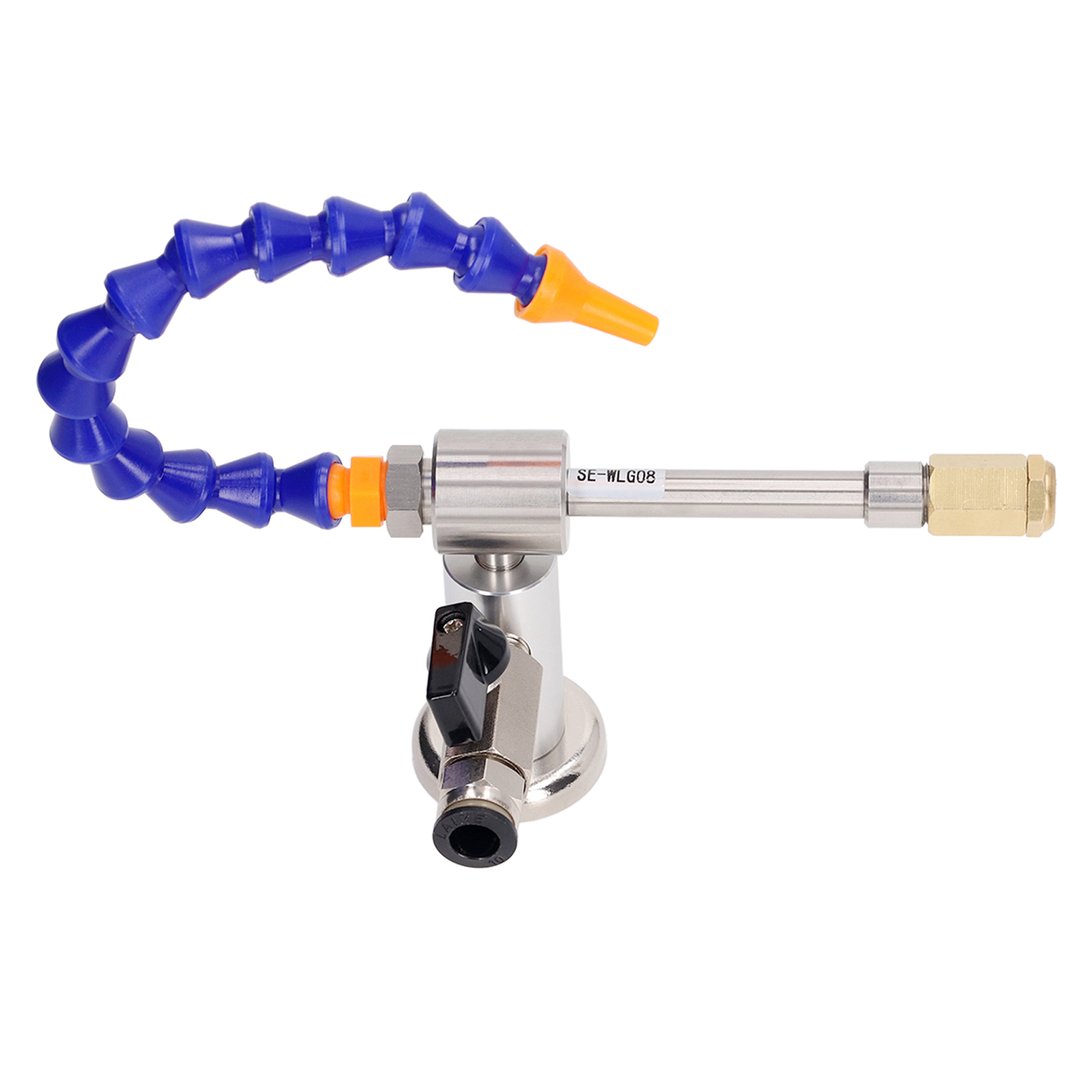 Professionelle Kaltluft-trockenkühlpistole 7 Bar 520 Btu 28 Mm Vortex Mit Flexiblem Schlauch Und Kompressorzubehör