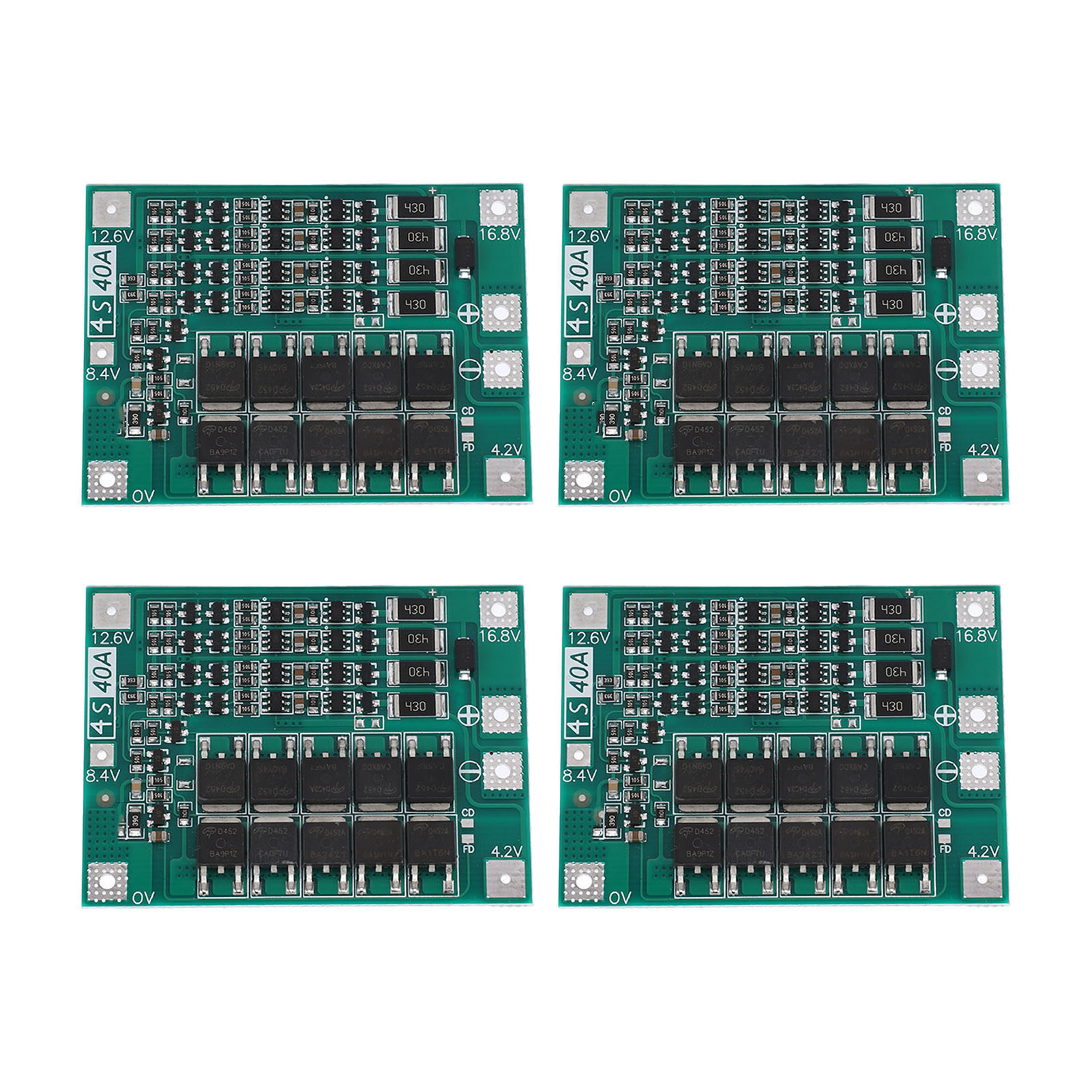 Stück Lithium-batterie-balancer-modul 4s 18650 Schutz-pcb-zellenplatine 40a Stromversorgungszubehör