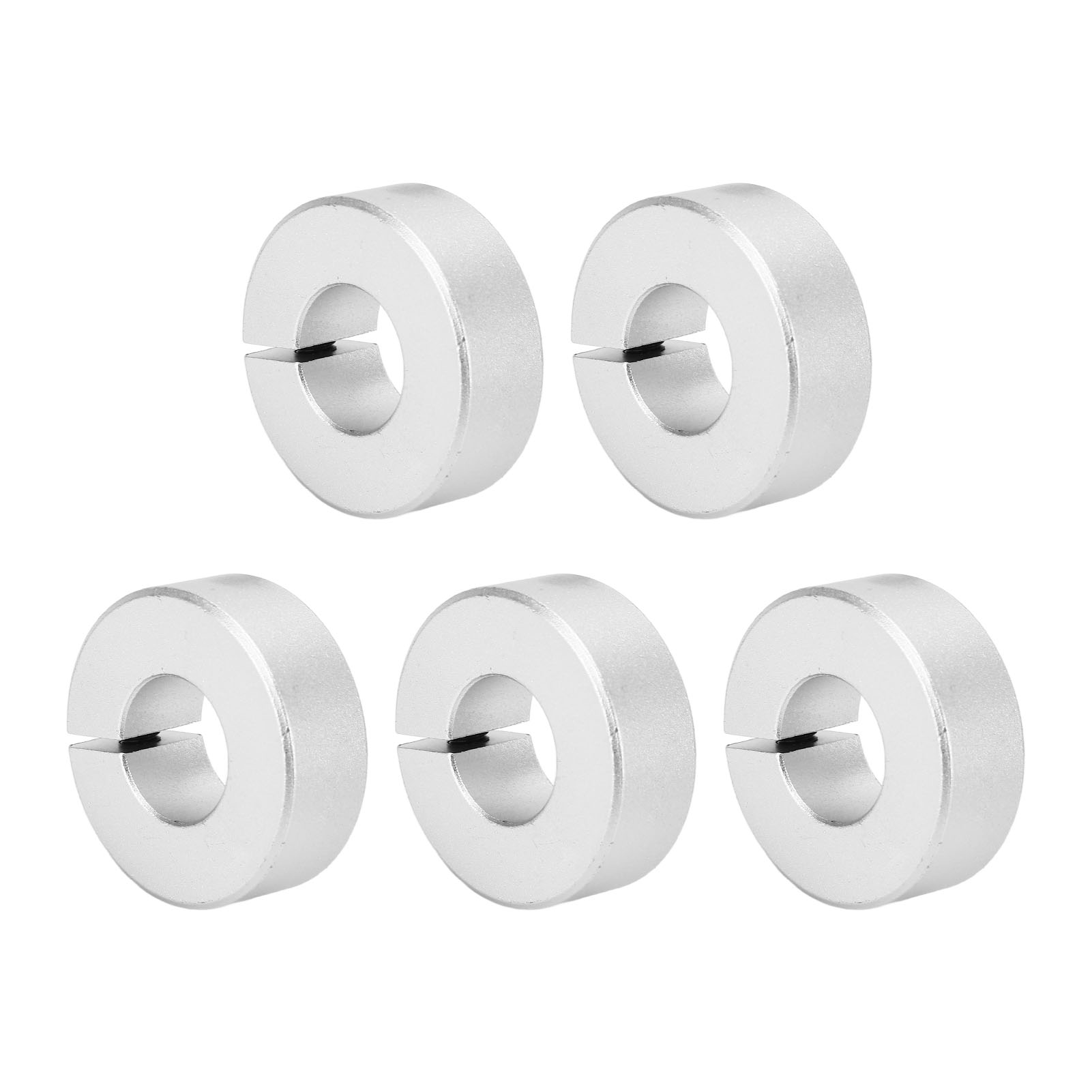 5 Stück Wellenmanschetten, 2/3 Zoll Bohrungsdurchmesser, Klemmung, Aluminiumlegierung, Kraftübertragungsprodukte