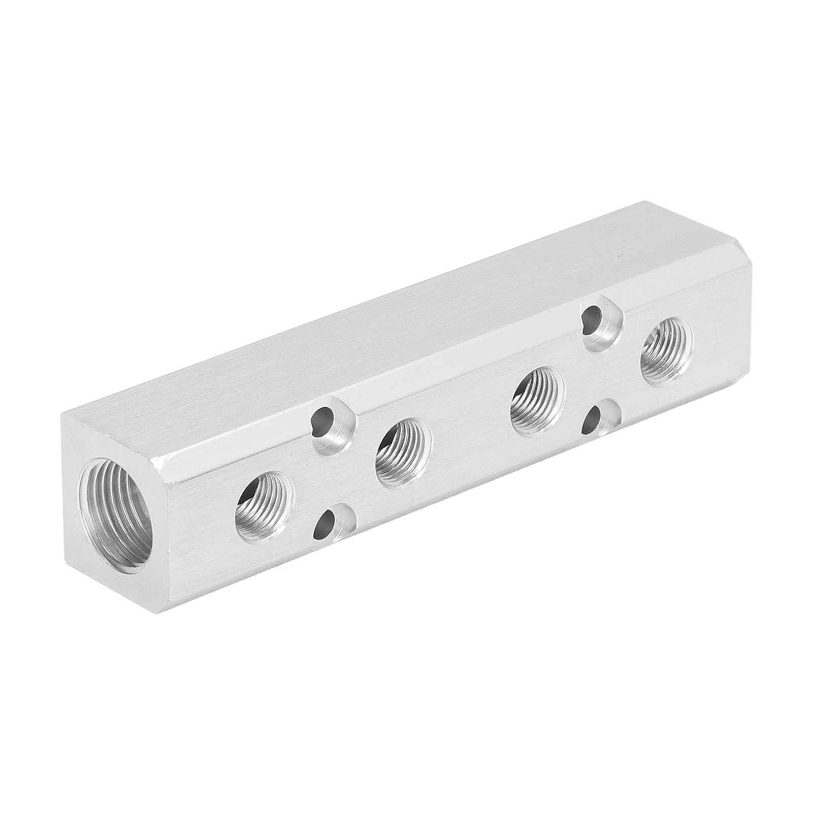 Pneumatischer Verteilerblock Mit G1/2 Eingang Und G1/4 Ausgang (30x30 Mm) – Sy30-02-4f