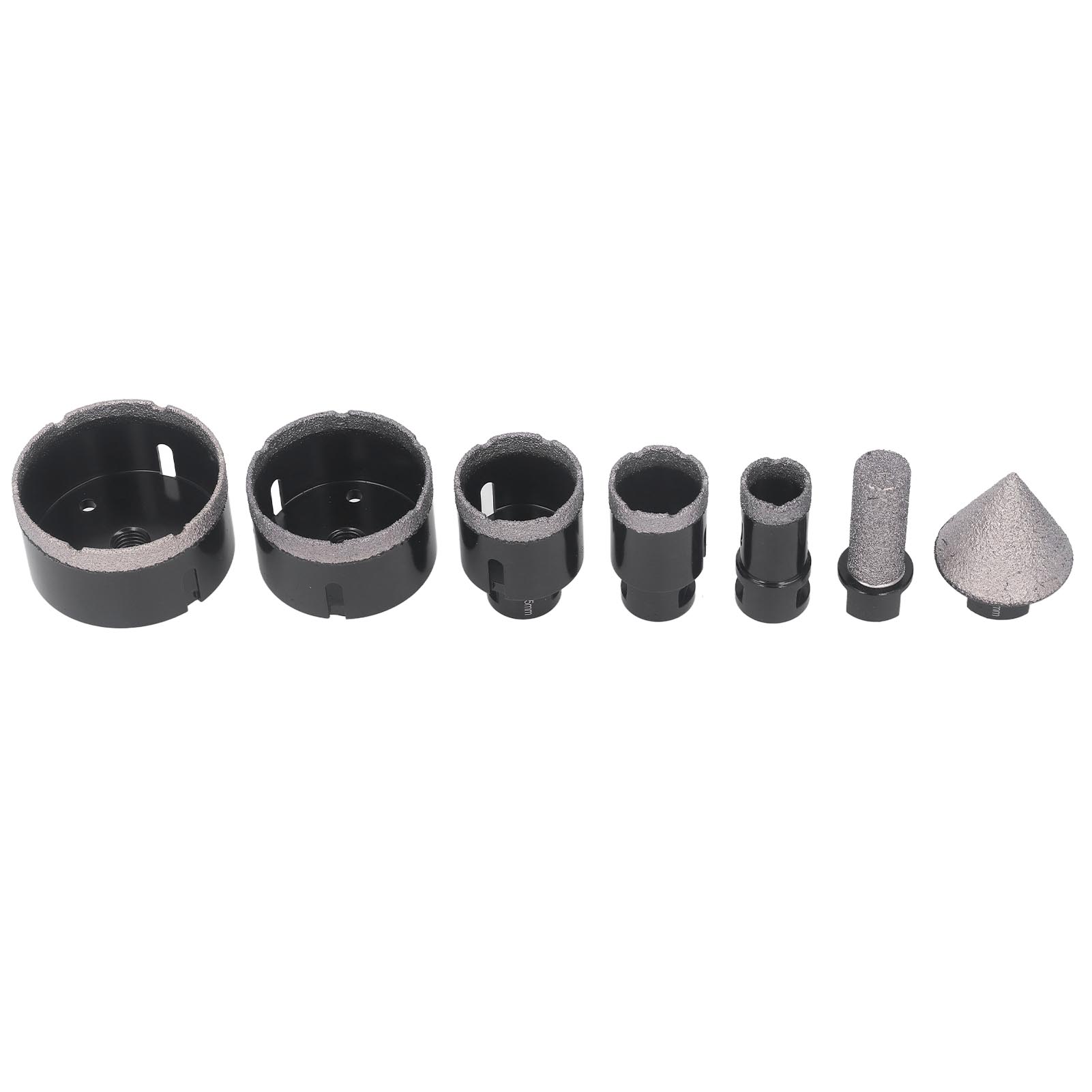 7-teiliges Diamant-lochsägen-set M14 25 Bis 75 Mm Kernbohrer Für Keramik Und Marmor