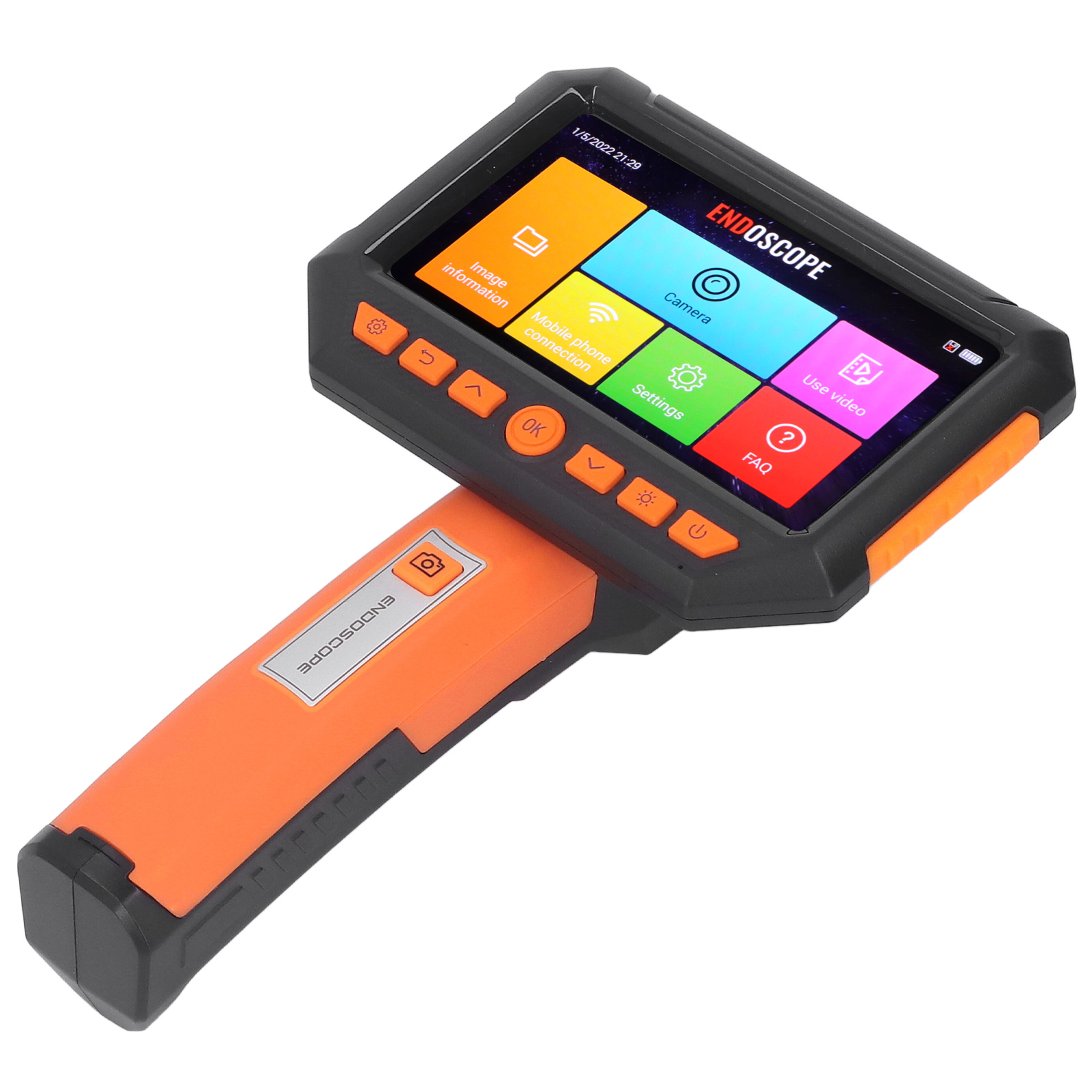 Inspektionskamera Mit Dreifachlinse, 2 Mp, Dual-display, Hd, Ip67 Wasserdicht, Digitales Industrie-endoskop Für Rohrleitungen