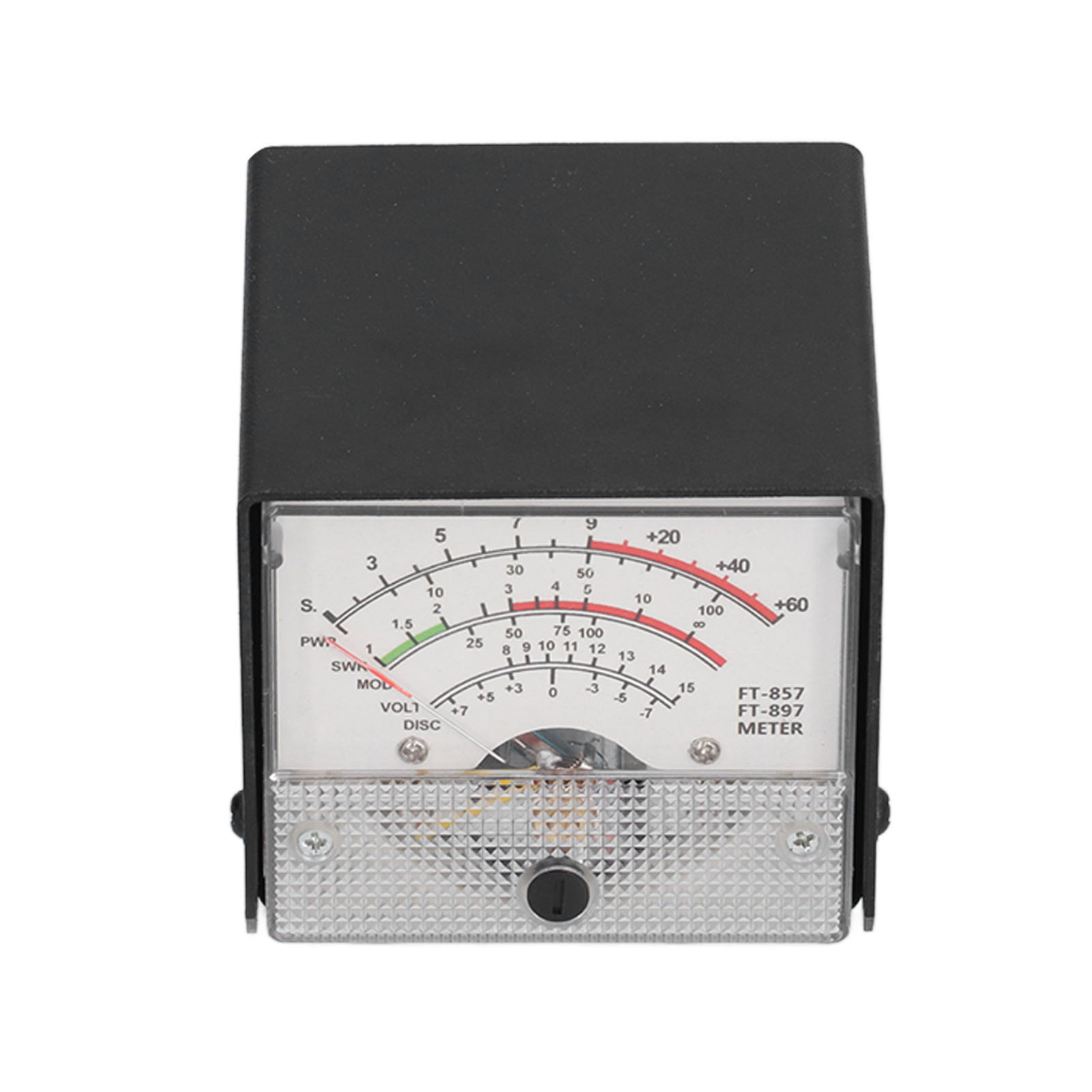 Swr-leistungsmesser, Externes S-empfangsdisplay, Elektronisches Bauteil, Metallgehäuseabdeckung, Ft-857, Ft-897, Weiße Frontplatte