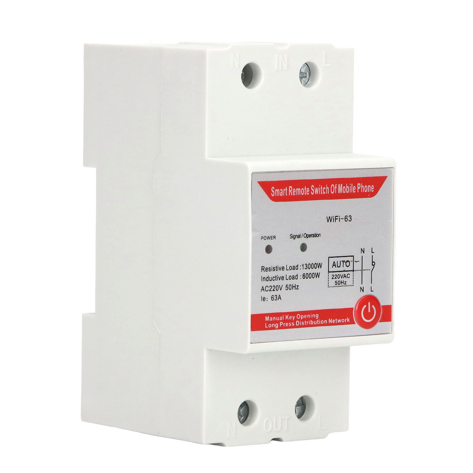 Zeitschaltuhr Mit Fernbedienung, Kabellos Per Wlan Oder Bluetooth, Relais-schalter Für Pumpe Und Beleuchtung, 220 V Wechselstrom, 63 A