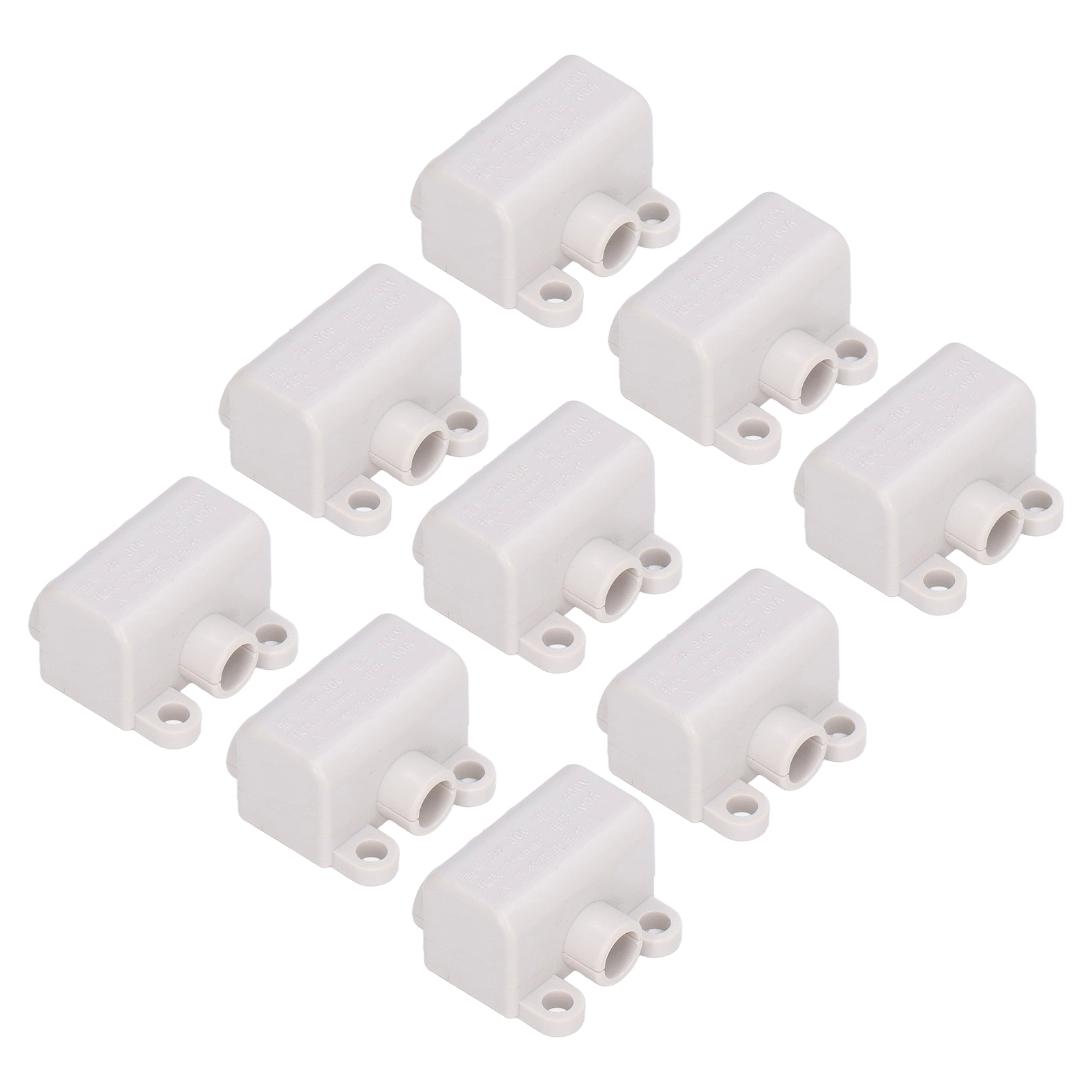 9-teiliges Set Flammhemmender Hochleistungs-t-kabelverteiler, Kombinierer, 400 V, 60 A