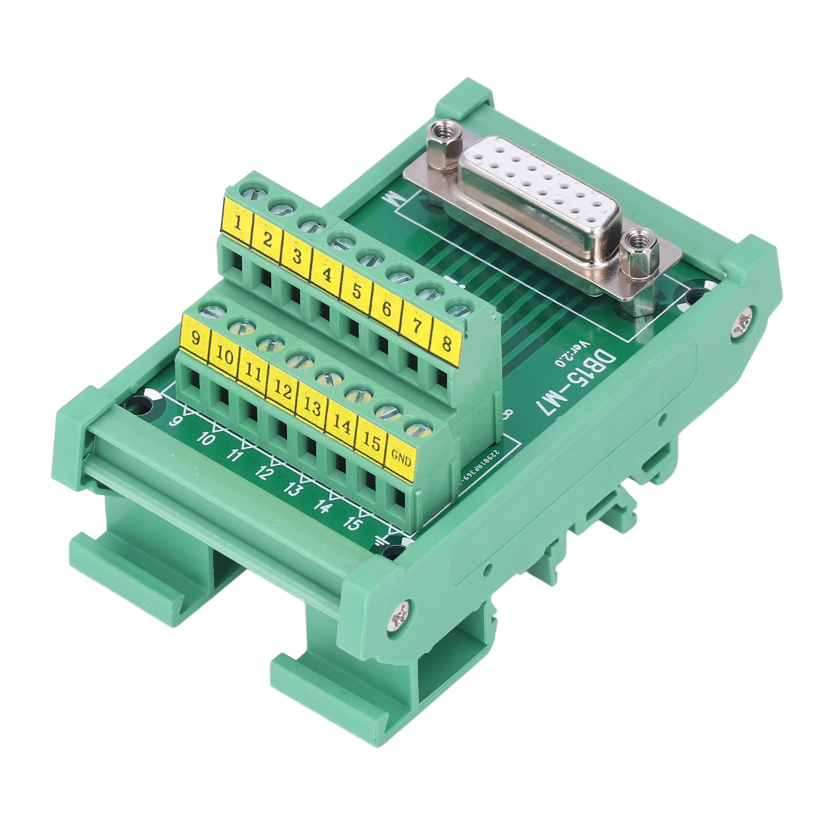 Klemmenblock-leiterplatte, Kupfermaterial, Bedruckte Etiketten, Kompakt, 0,8 A/pin, 0,2 Nm Torsion, Weibliches Verteilermodul, 60 V Dc