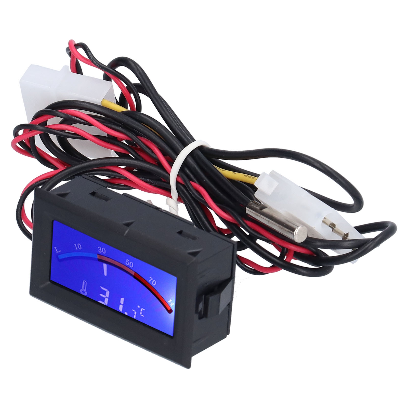 Dc 5v Mini-thermometer Mit Metallsonde, Digitales Eingebettetes Temperaturmessgerätmodul Mit Ntc-sensor Ts-805-b (blaue Leuchte)