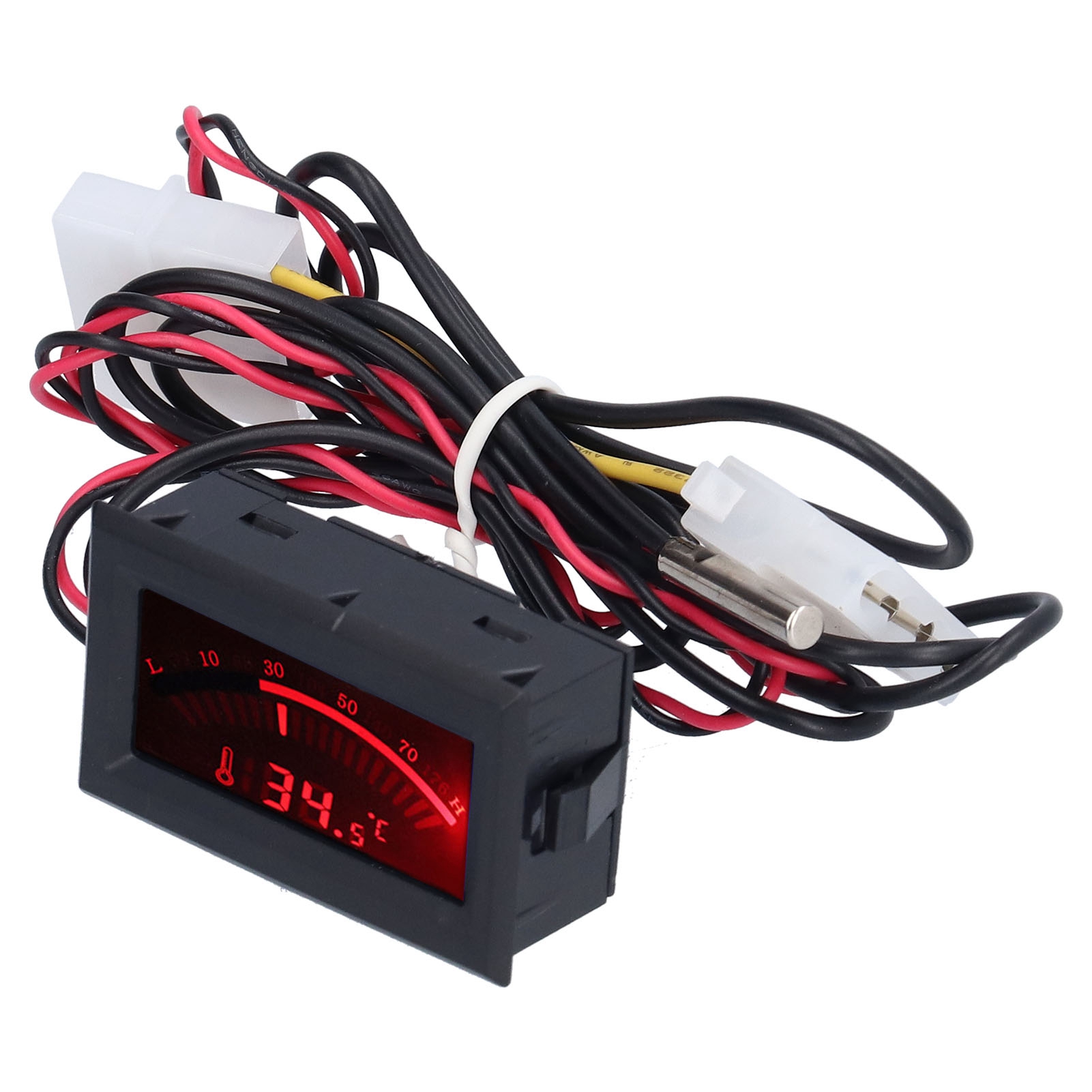 Dc 5v Mini-thermometer Mit Metallsonde, Digitales Eingebettetes Temperaturmessgerätmodul Mit Ntc-sensor Ts-805-r (rote Leuchte)