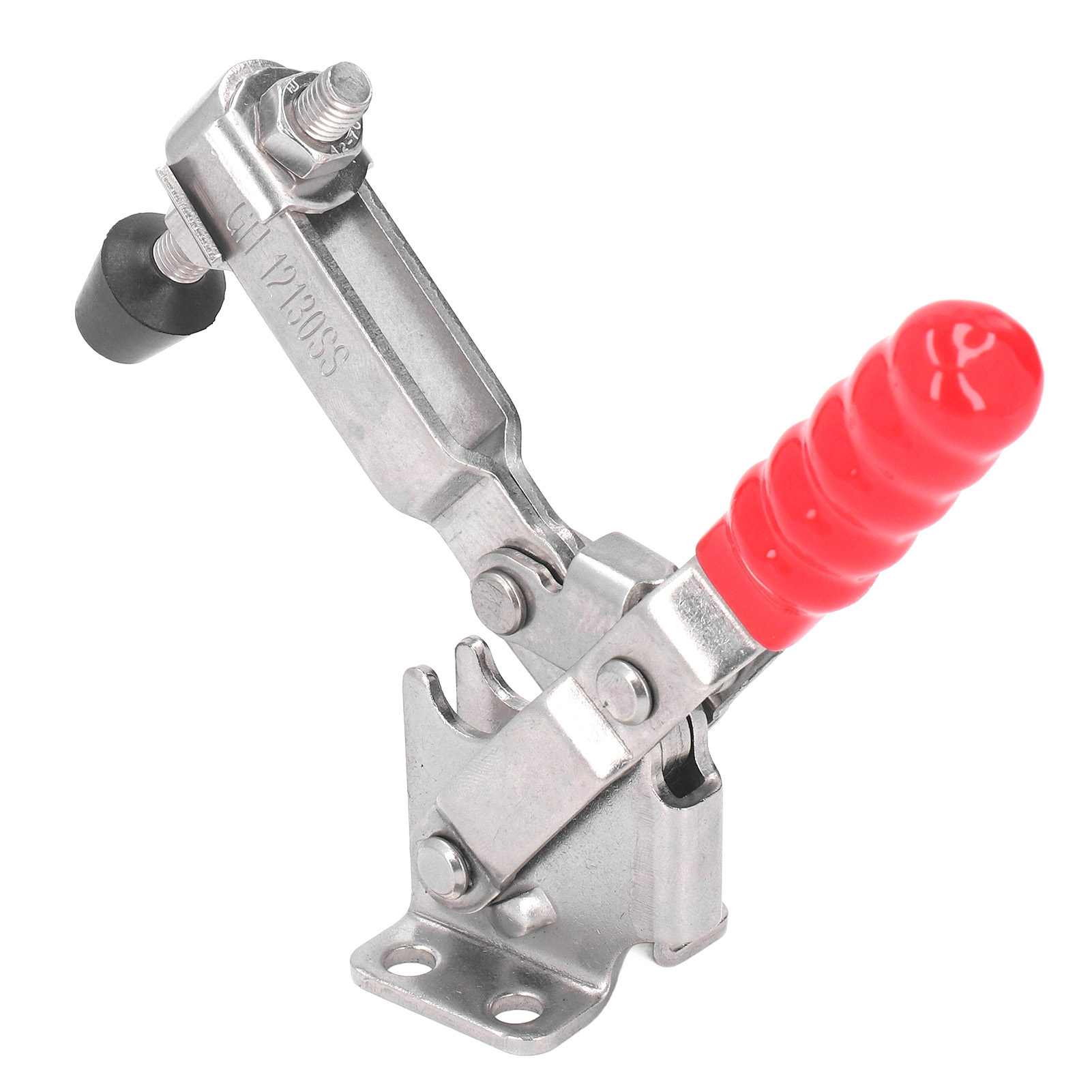 Kniehebelklemme Aus Edelstahl 304 Mit Schnellverschluss Und Gummispitze
