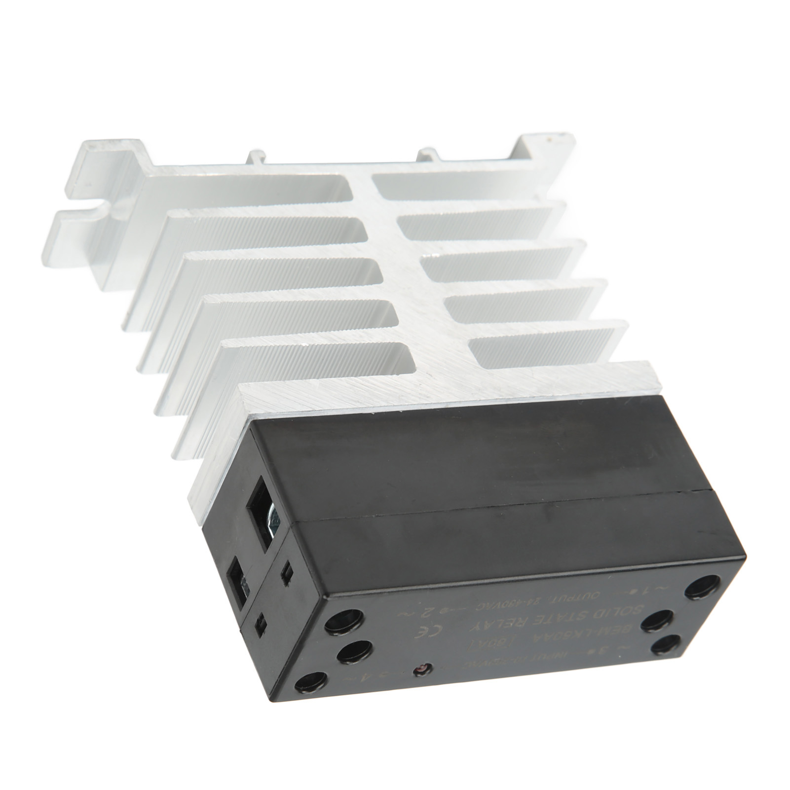 Berm Halbleiterrelais 60 A, Rostfreies Kontaktrelaismodul Mit Kühlkörper, 70–280 V Ac Eingang, 24–480 V Ac Ausgang