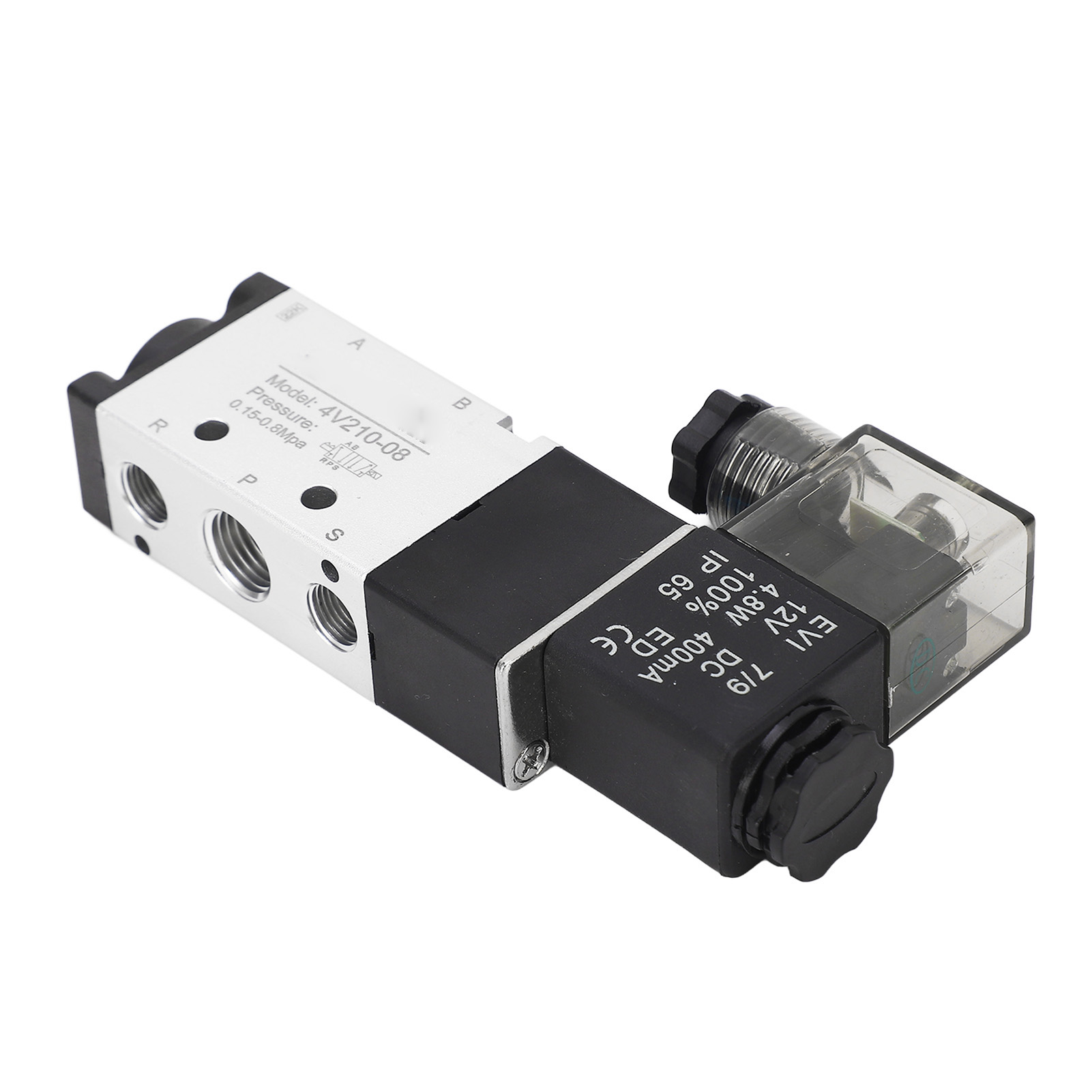 Berm Magnetventil, Pneumatisch-elektrisch, 2 Positionen, 5-wege-elektromagnetsteuerung, 12 V Dc