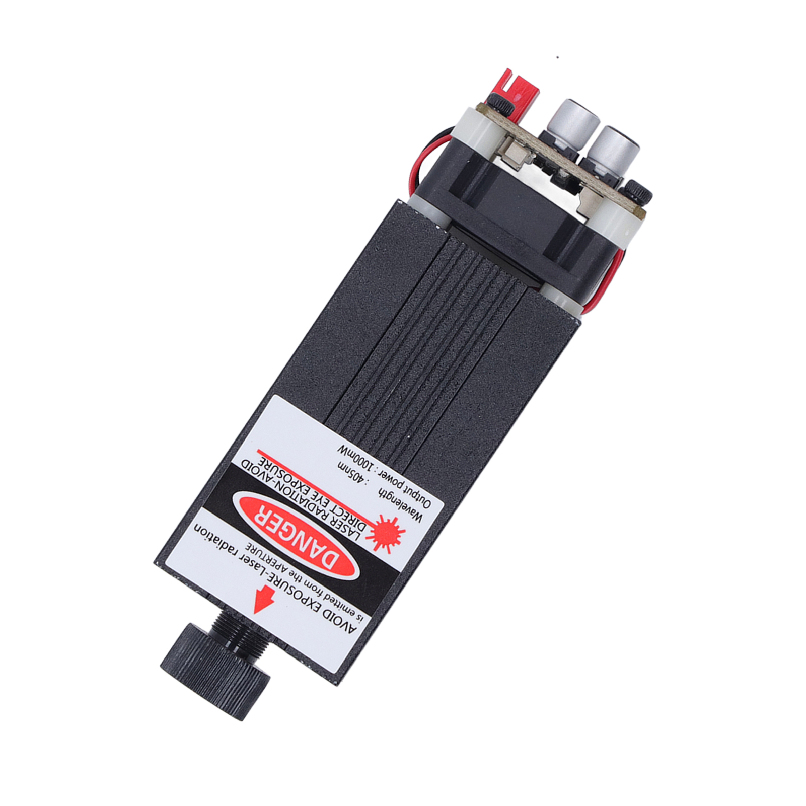 Laserschneidmodul 405 Nm, Einstellbarer Fokus, 1 W, Schnelle Wärmeableitung, Lasergravierermodul Für Holz