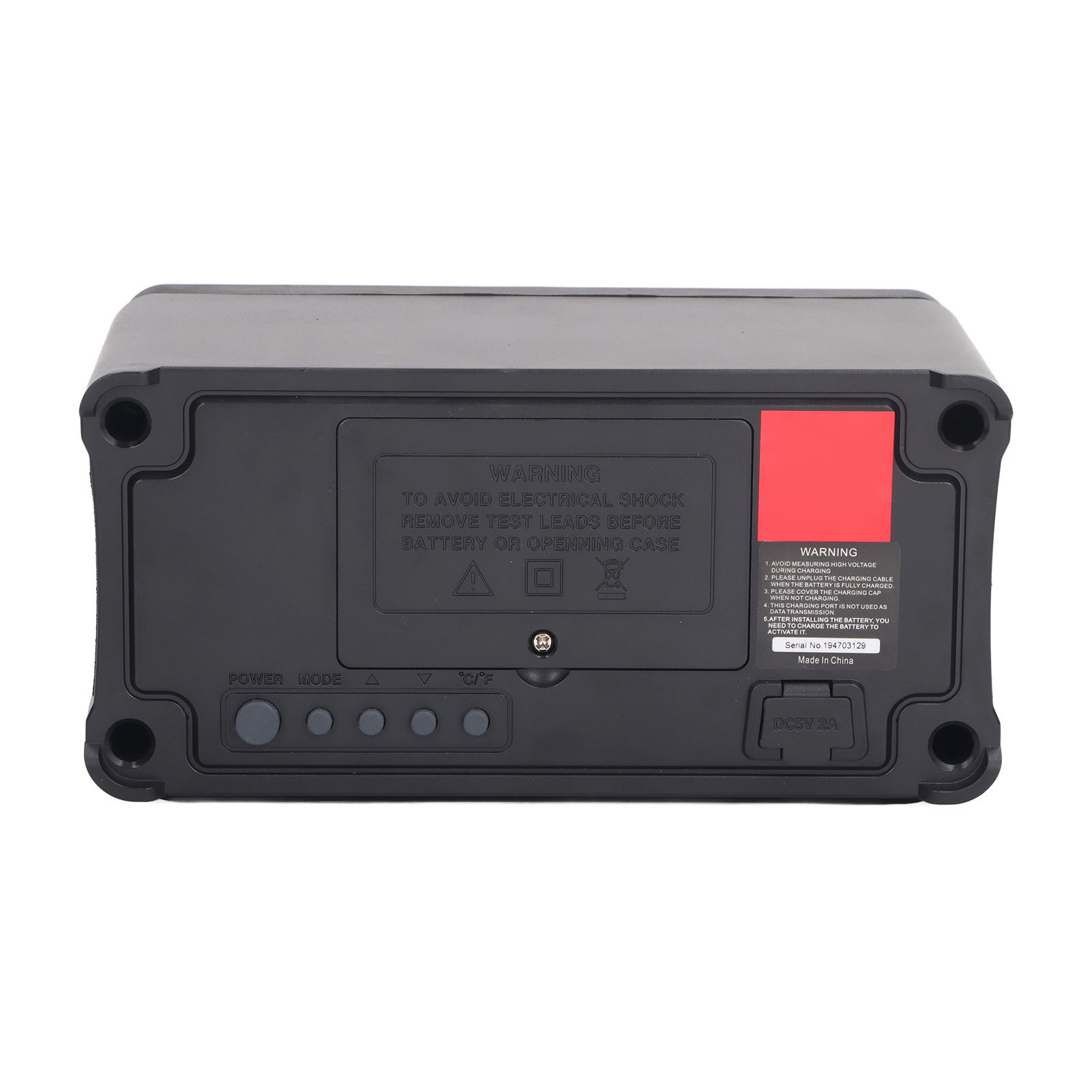 Digitales Tischmultimeter Mit Lcd-display, Hintergrundbeleuchtung, Bluetooth-lautsprecher Und Multifunktionalem Spannungs- Und Strommessgerät