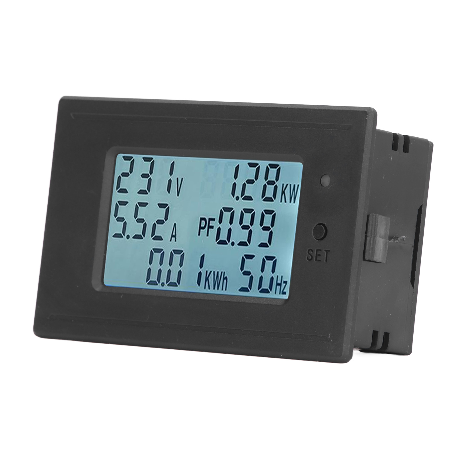 Batteriekapazitätsmonitor, Strom-, Spannungs- Und Temperaturanzeige, Hintergrundbeleuchtetes Lcd-display, Batteriemessgerät, Dc 6–200 V