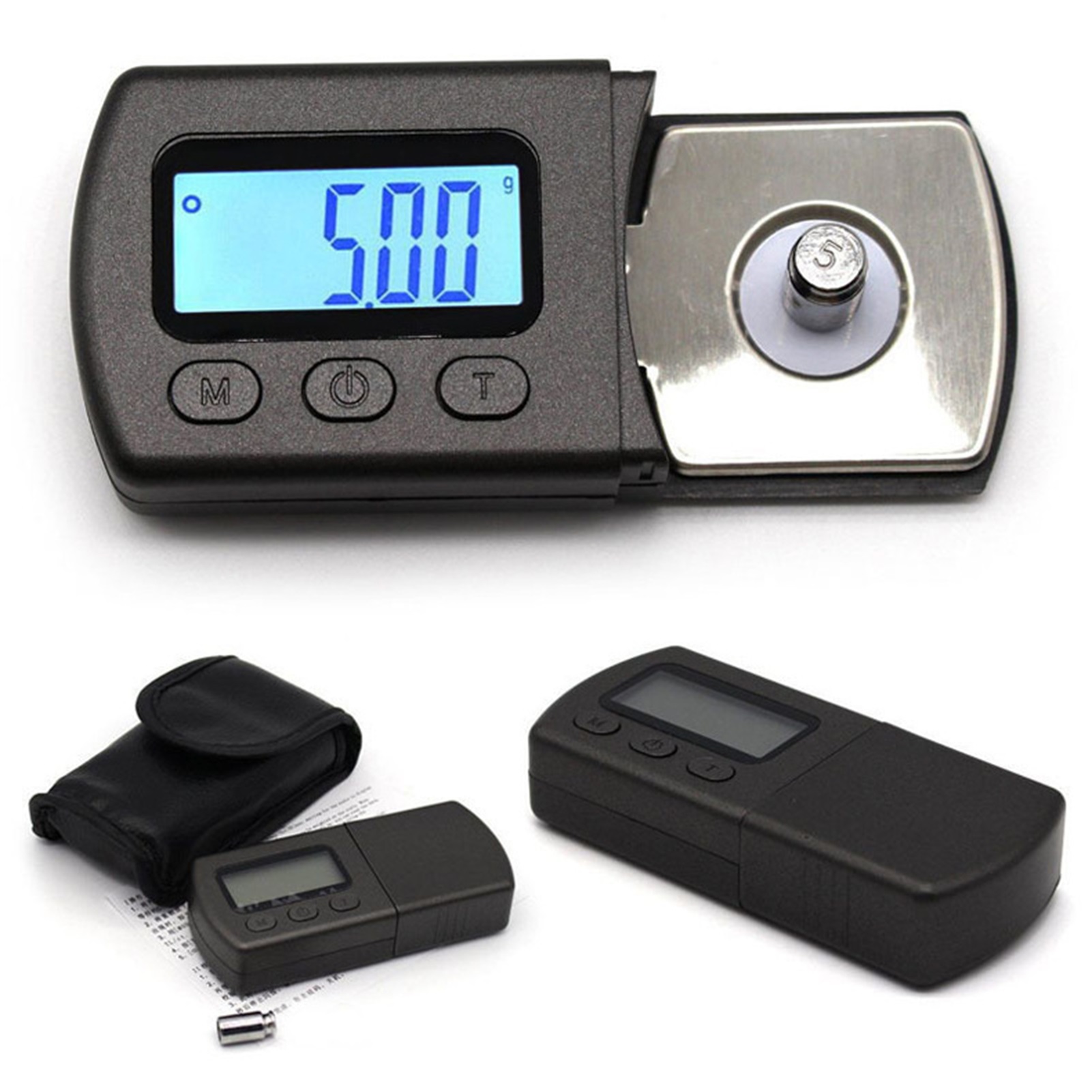 Digitales Stylus-kraftmessgerät Mit Hochpräziser Lcd-anzeige Und Druckskala Für Schmuck, Vinyl Und Schallplatten, Schwarz