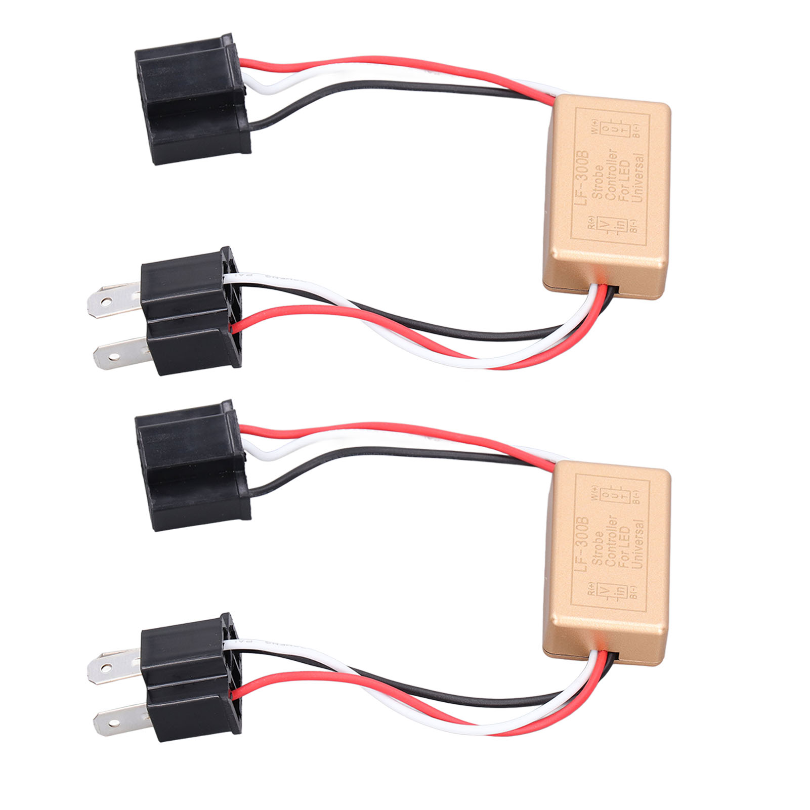 2 Stück Led-blitzmodul Dauerblitz-relais-controller Für Autoscheinwerfer 9–30 V Lf-300b H4