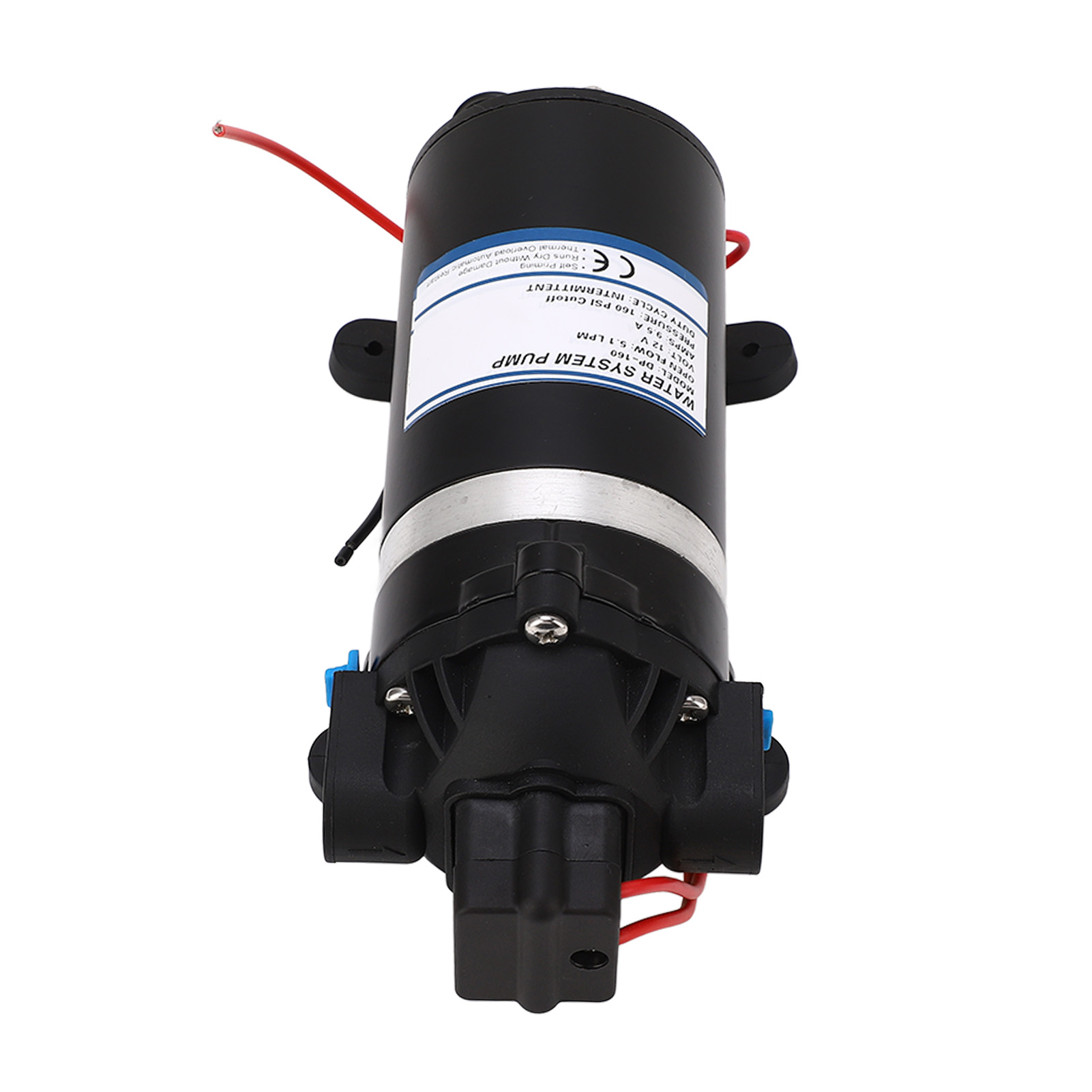 Hochdruck-membranpumpe (160 Psi), Wasserfördermenge 5,1 L/min, Förderhöhe 3 M, 12 V Dc