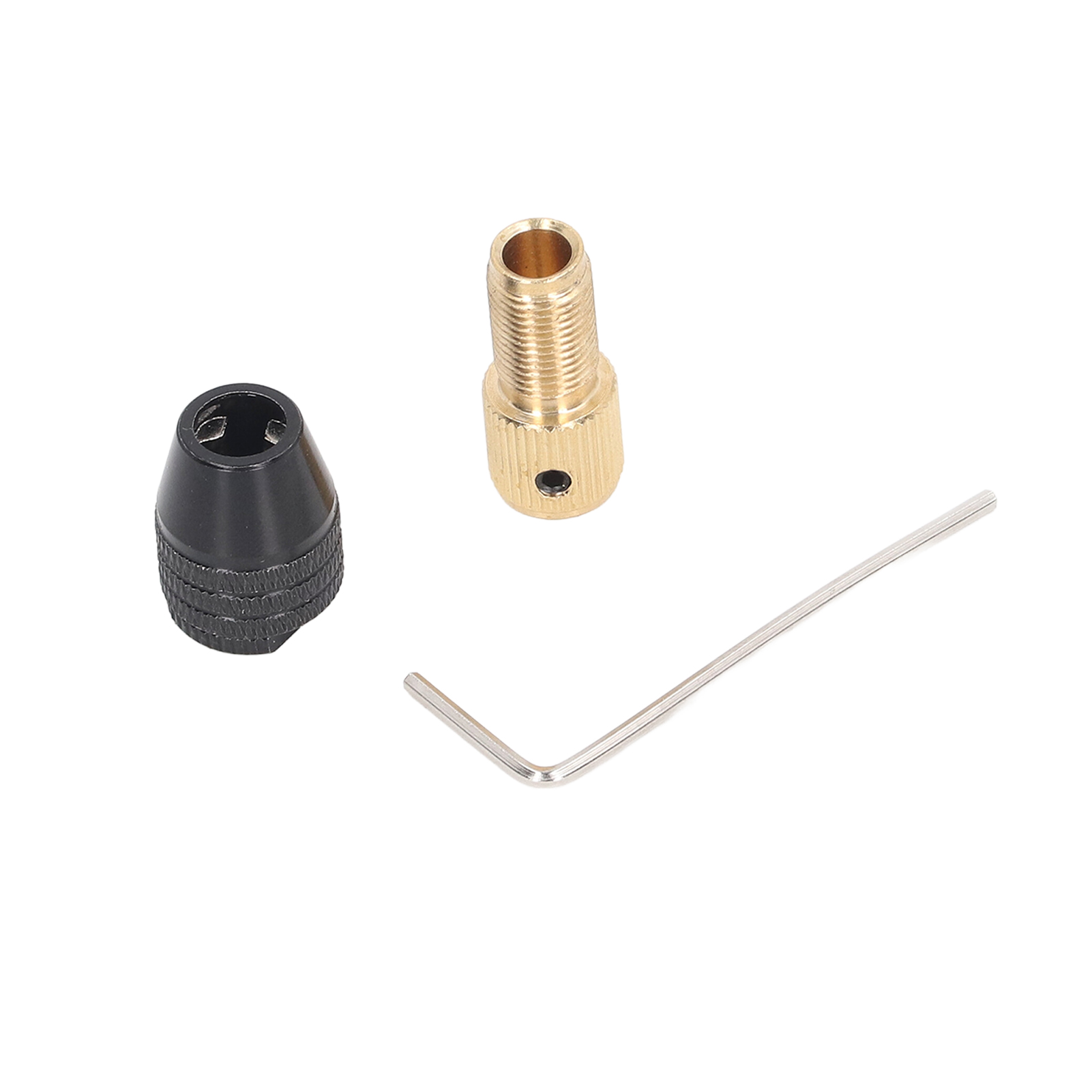 3-backen-bohrfutter, Rotationswerkzeug, Selbstspannende Spannzange, Gerade Verlängerungsstange, Sechskantschlüsselsatz, 2,0-mm-bohrung