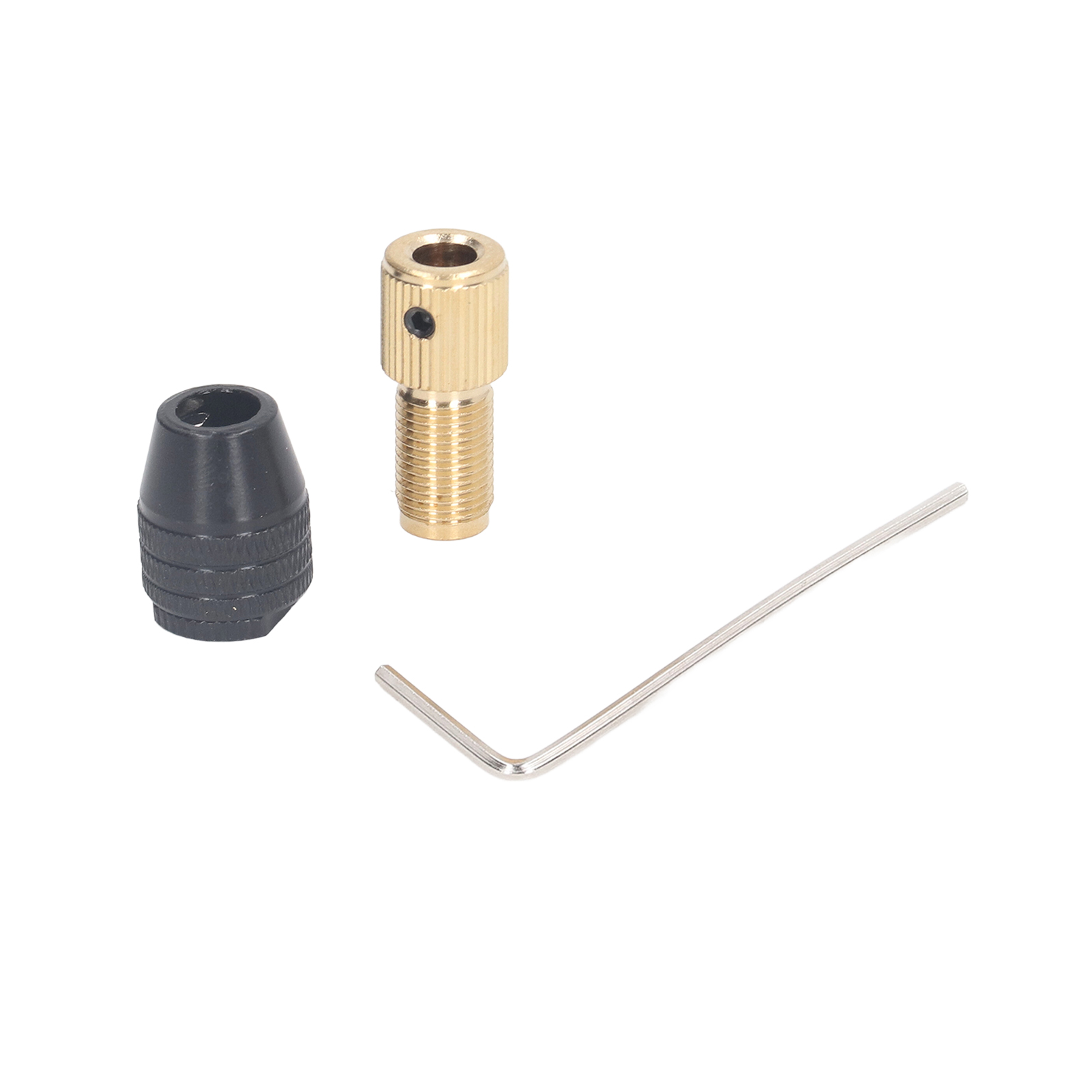 3-backen-bohrfutter, Rotationswerkzeug, Selbstspannende Spannzange, Gerade Verlängerungsstange, Sechskantschlüsselsatz, 5,0-mm-bohrung